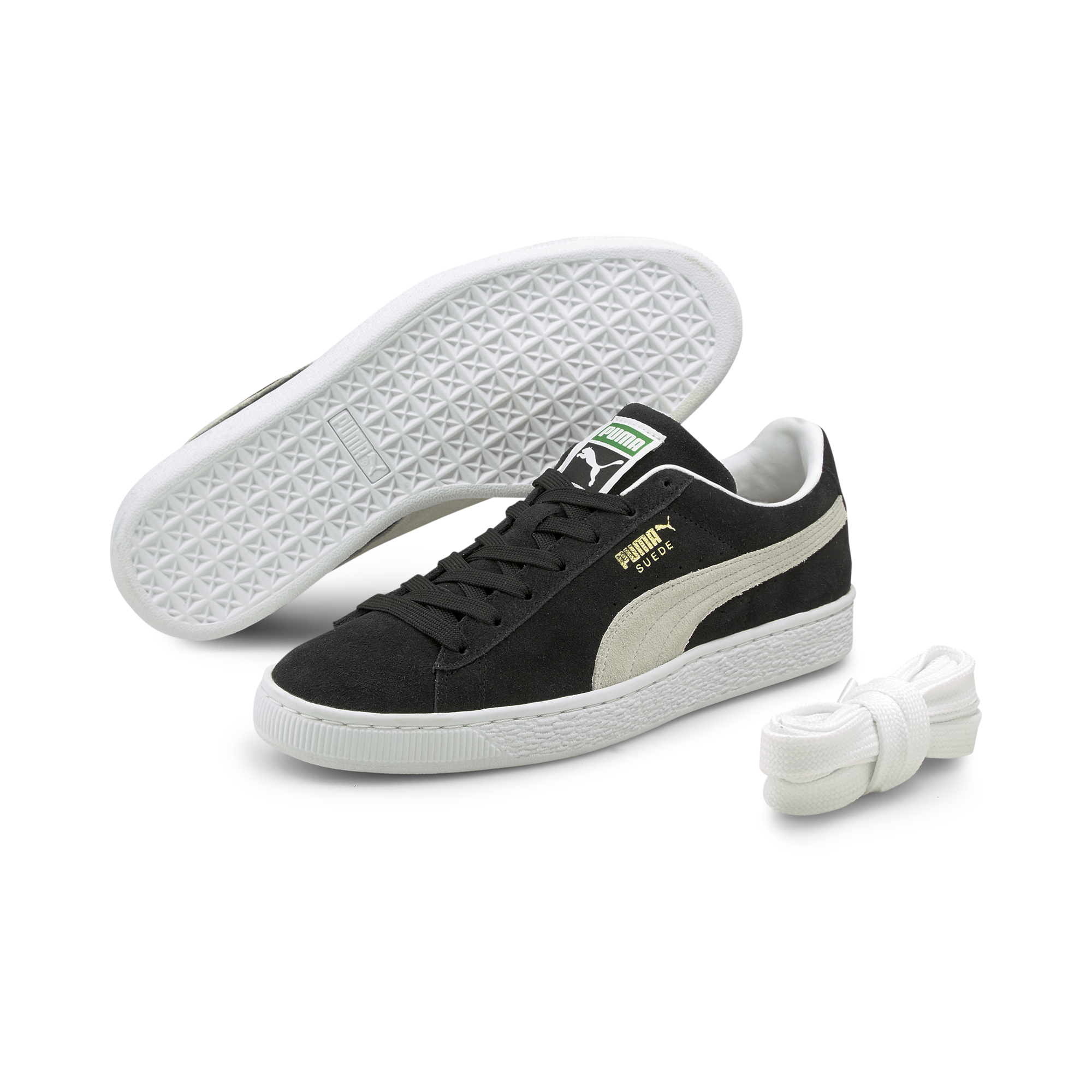  Suede Classic Xxi Sneakers, Sort/Hvid, 44.5