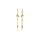 Vulcanello Double Chain Øreringe, Guld Vulcanello Double Chain Øreringe, Guld