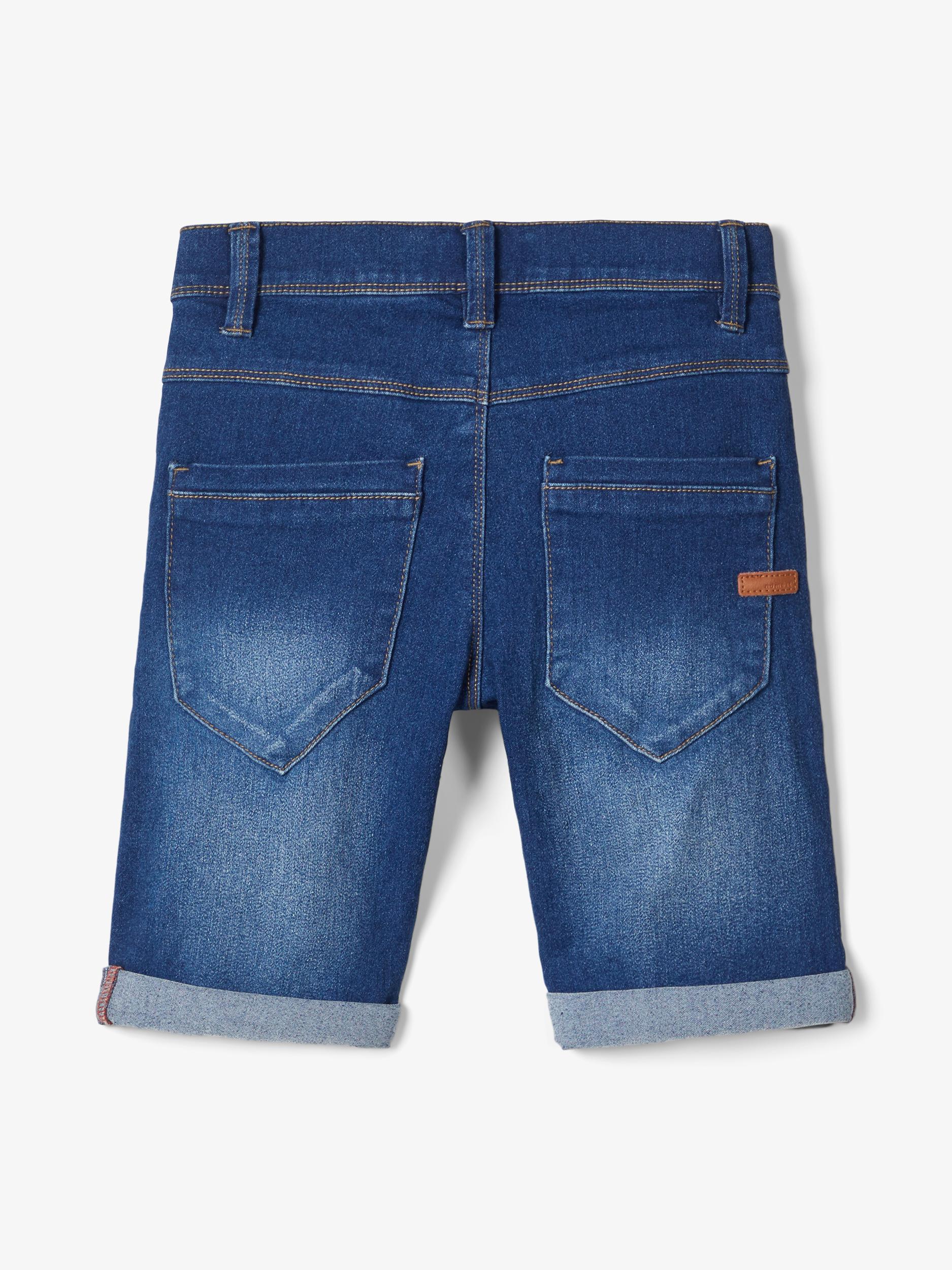 Sofus Lange Shorts, Medium Blue Denim, 116 cm