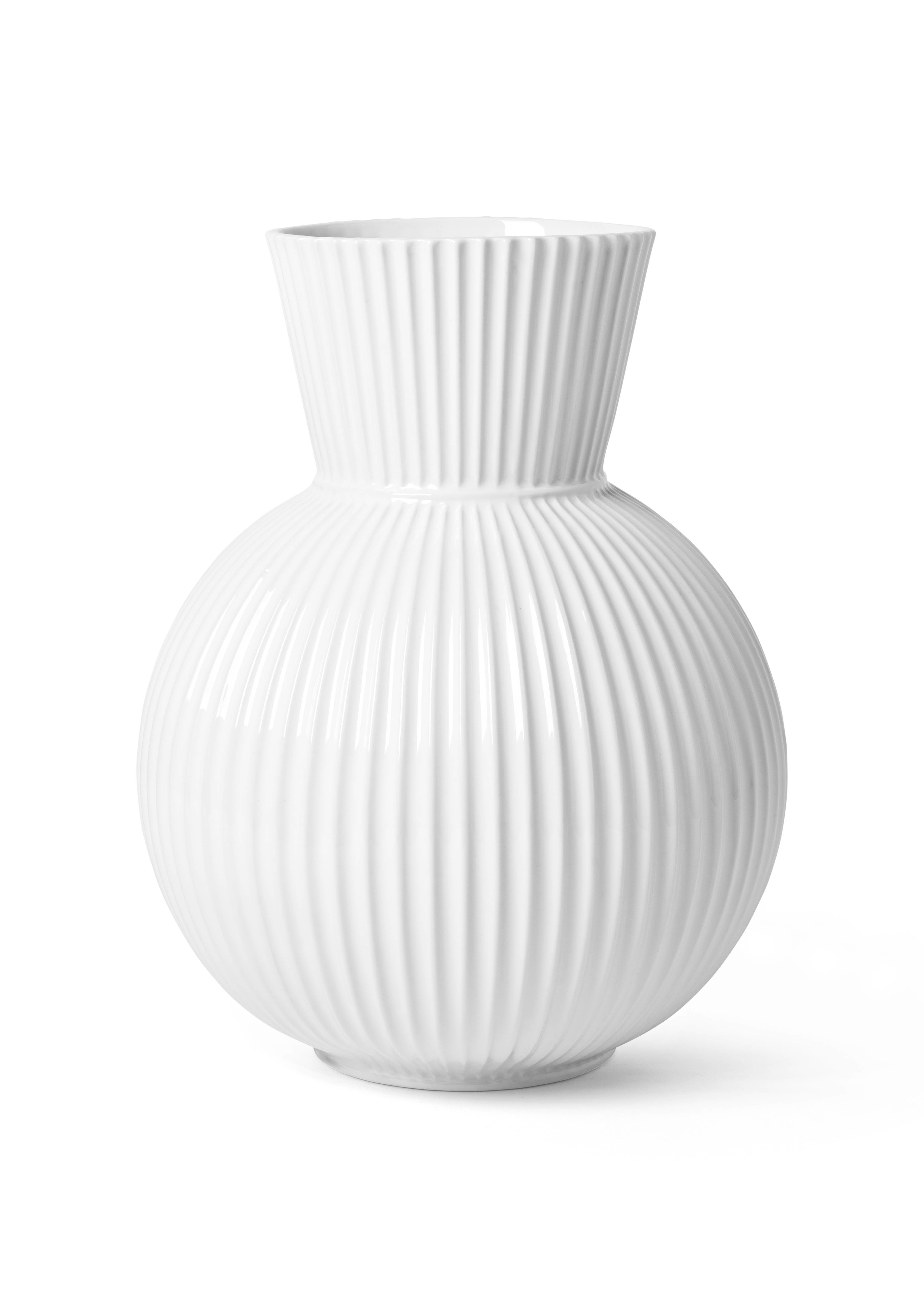 Lyngby Porcelæn Tura Vase, Hvid, 34,5 cm