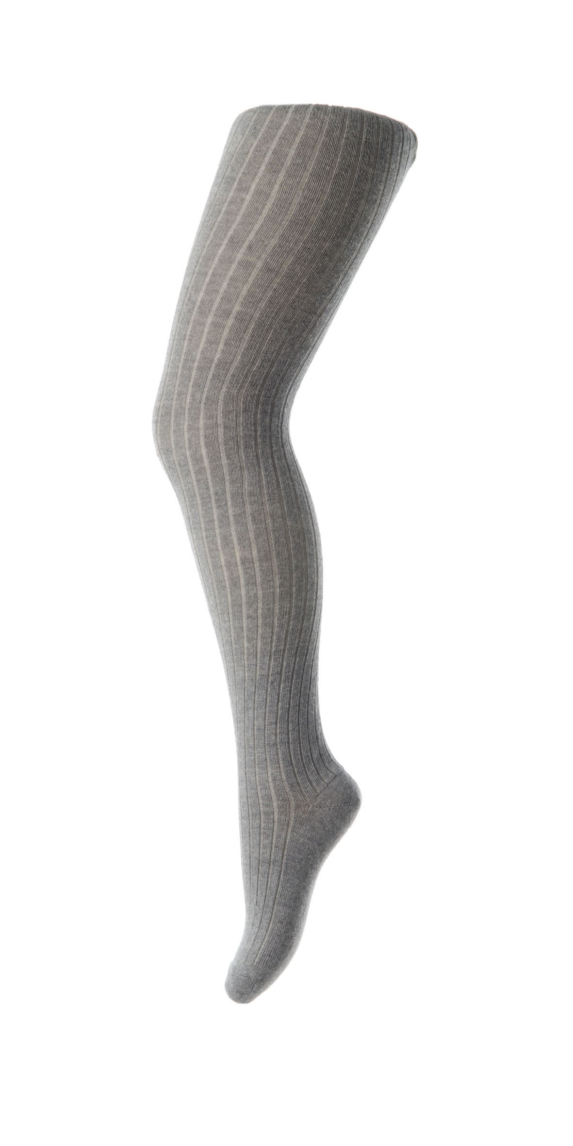 Uld Strømpebuks, Grey Marled, 140 cm