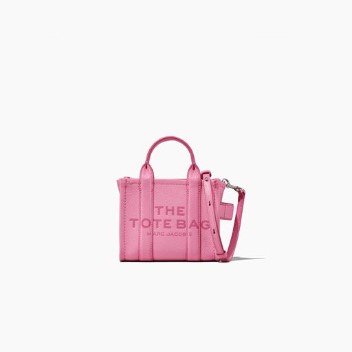 Lave lige Patronise Marc Jacobs The Leather Micro Tote Bag, Pink