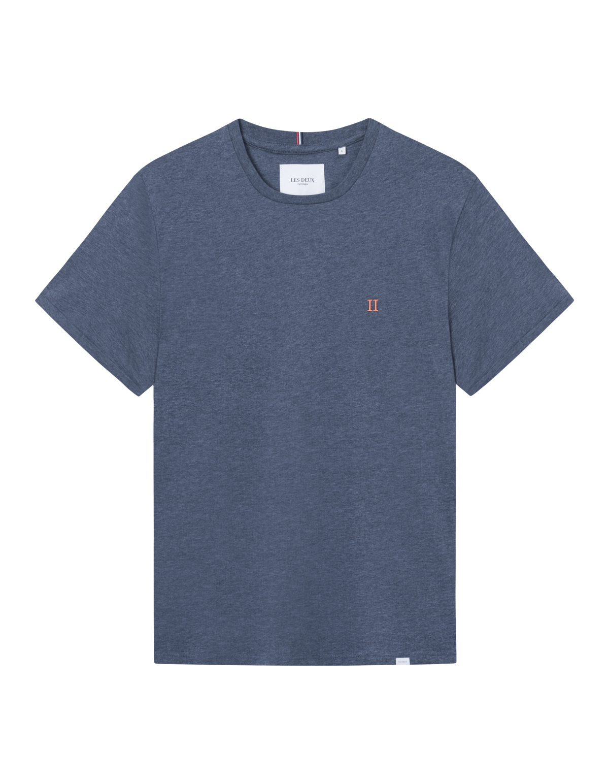 Nørregaard T-shirt, India Ink Melange/Orange, XXL