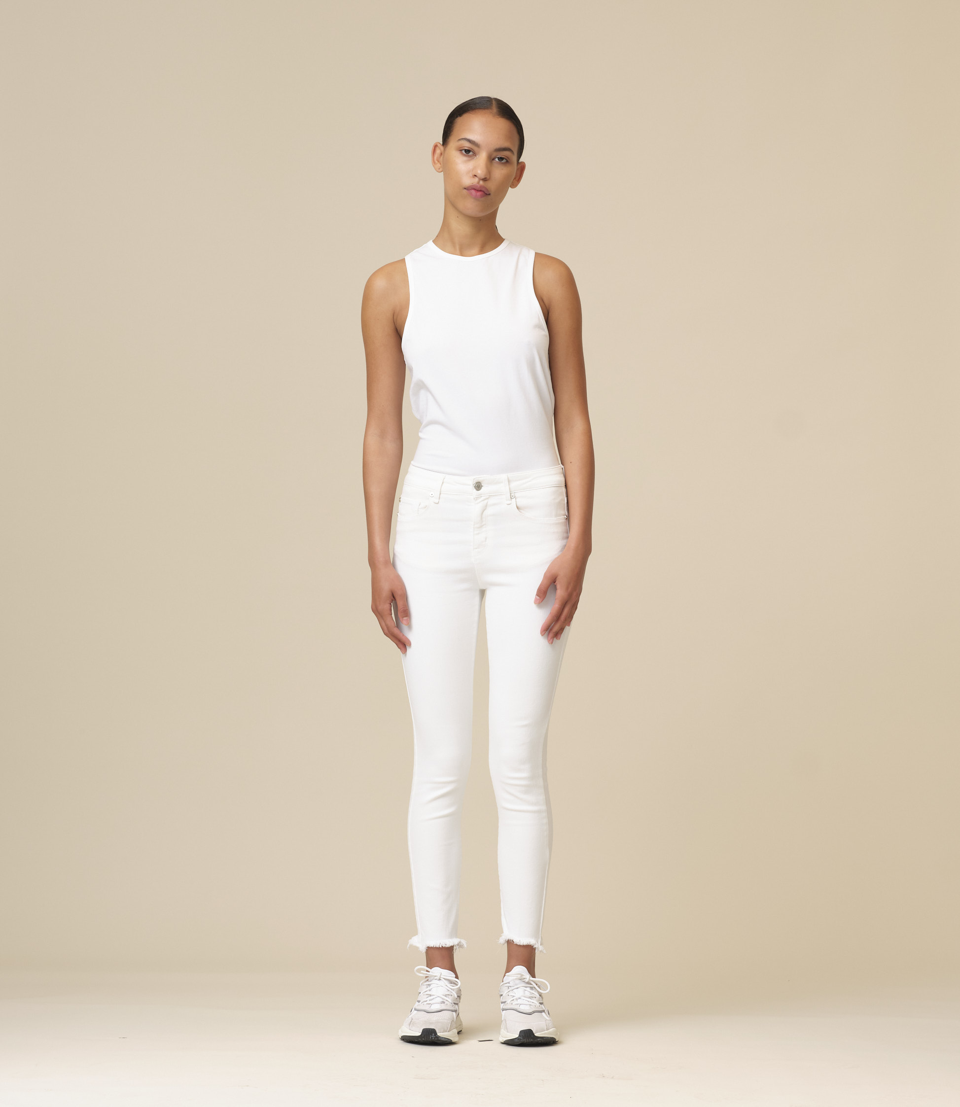  Alexa Jeans, Hvid, W32/L30
