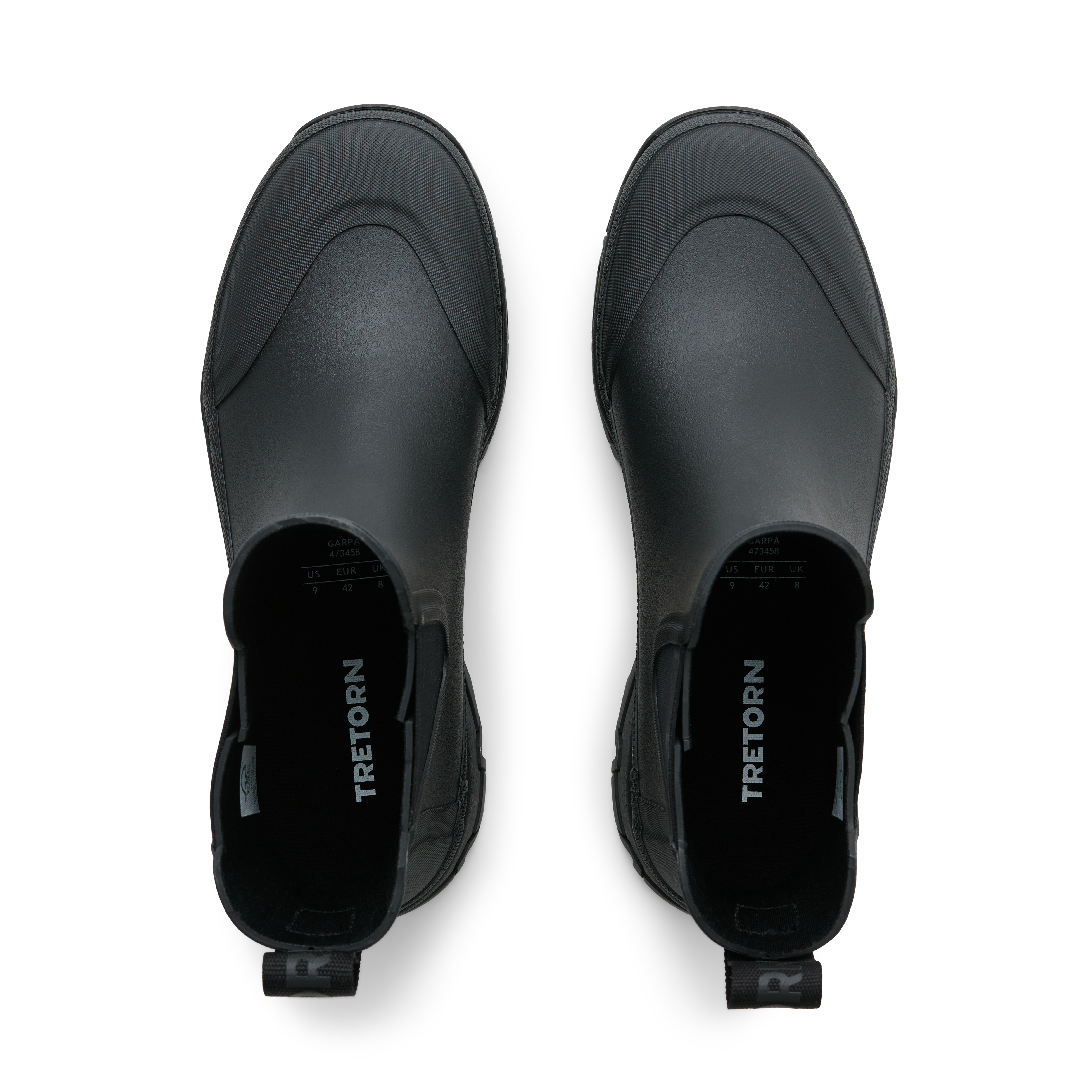 ●Tretorn● Garpa Black 5004758076 Tretorn Garpa Gummistøvler, Black, 39