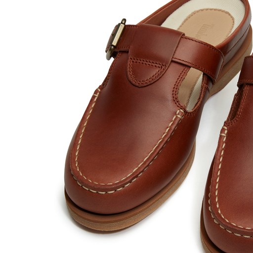 Rust Color Clogs Timberland Classic Boat Clogs, Rust, 37