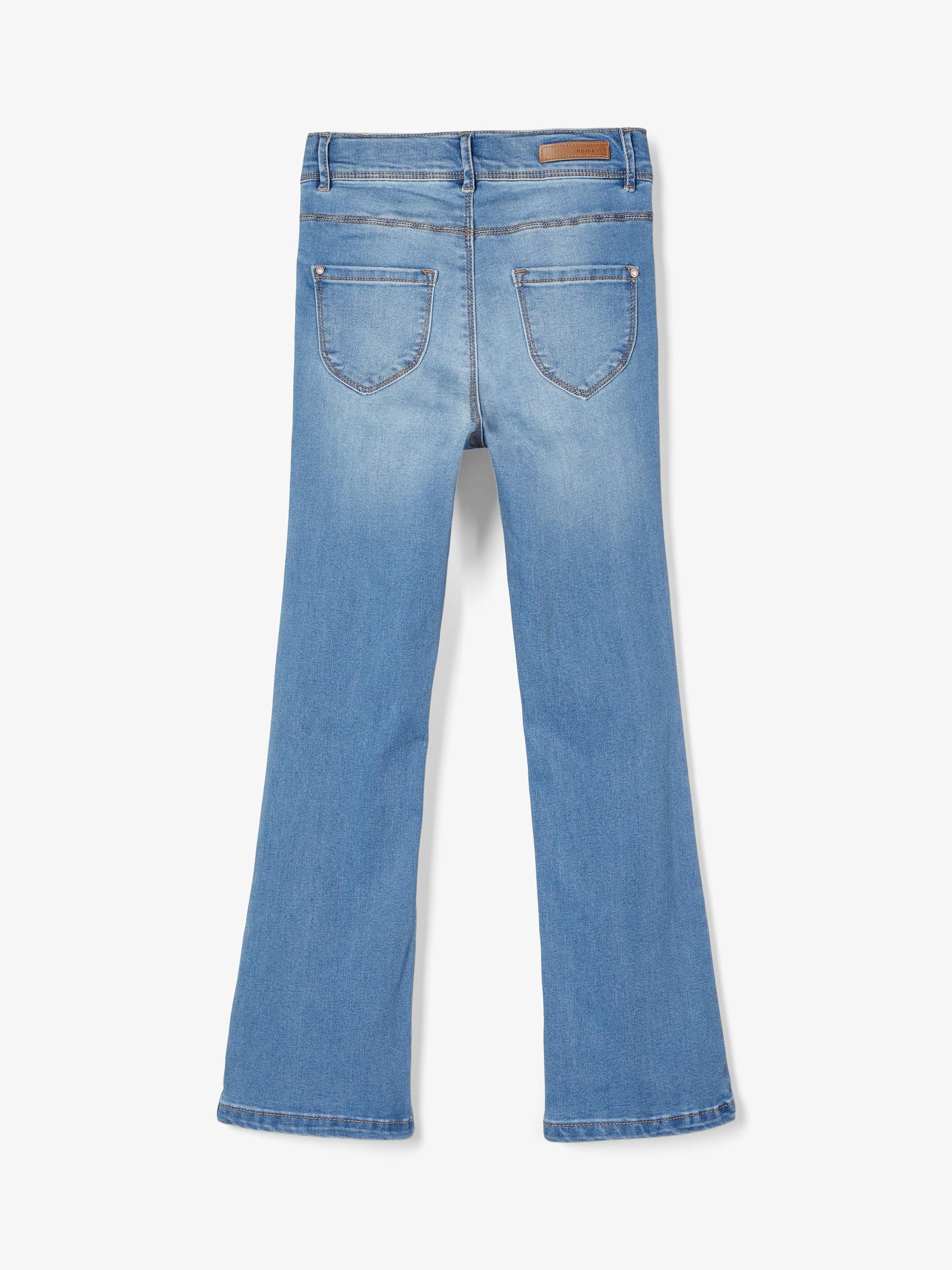 Polly Trillas Jeans, Medium Blue Denim, 116 cm