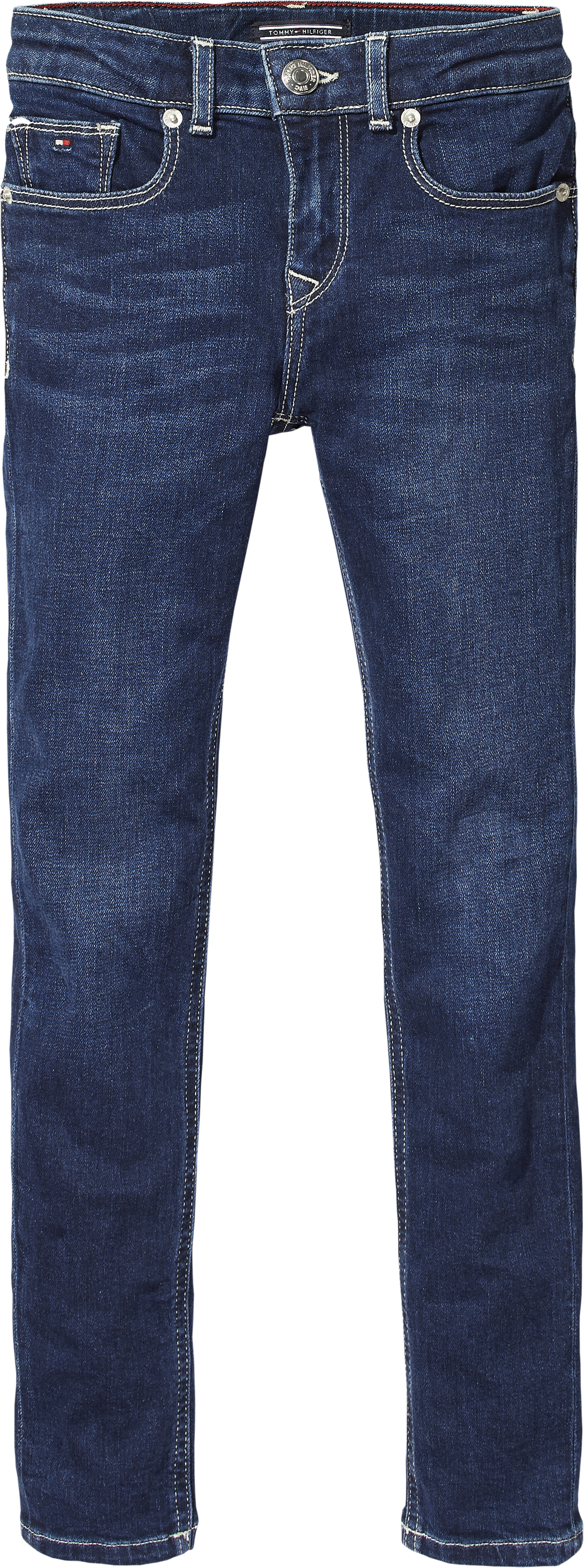 Nora Skinny Jeans, Mørkeblå, 74 cm