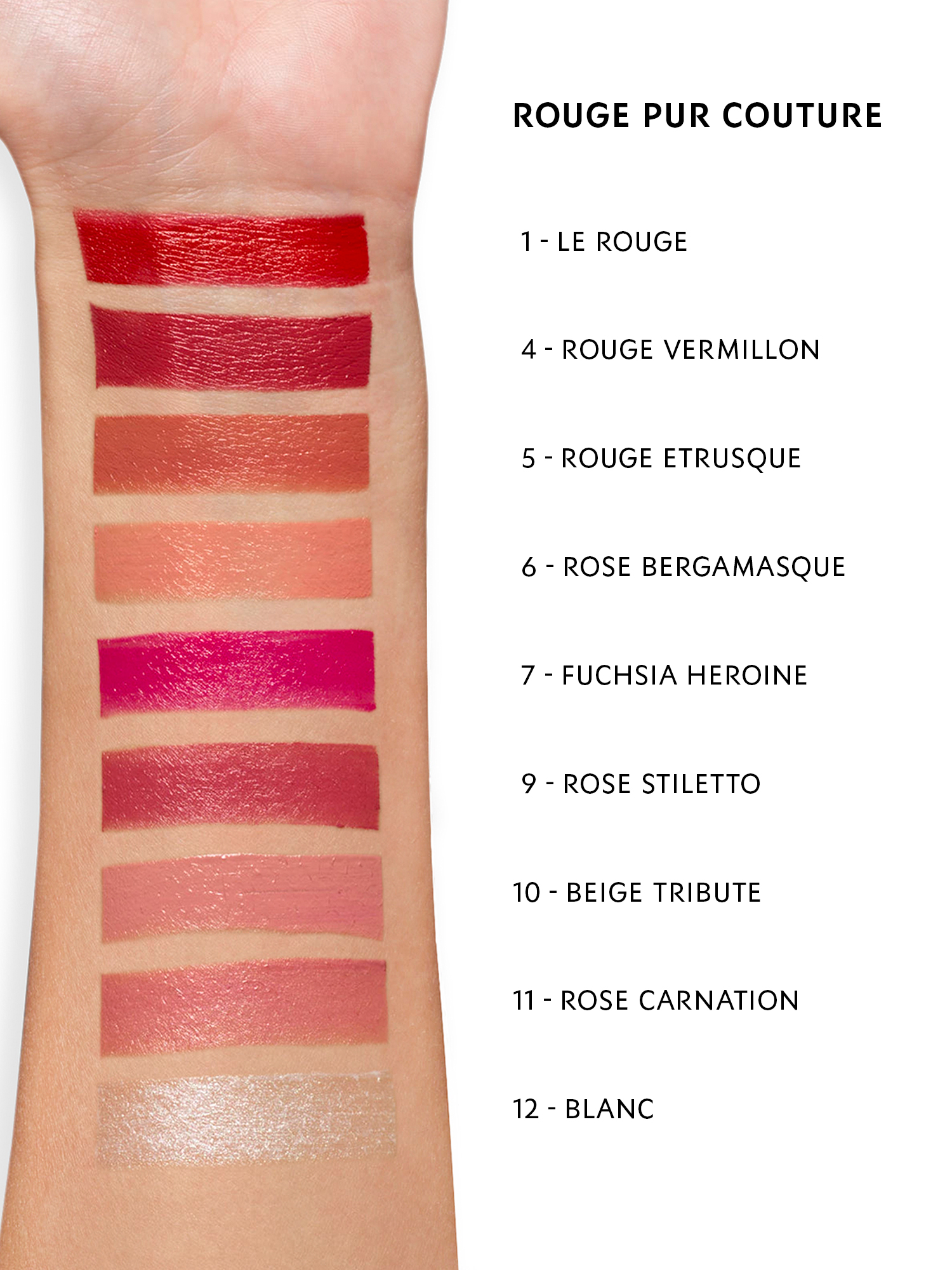 Rouge Pur Couture Lipstick, 9 Rose Stiletto