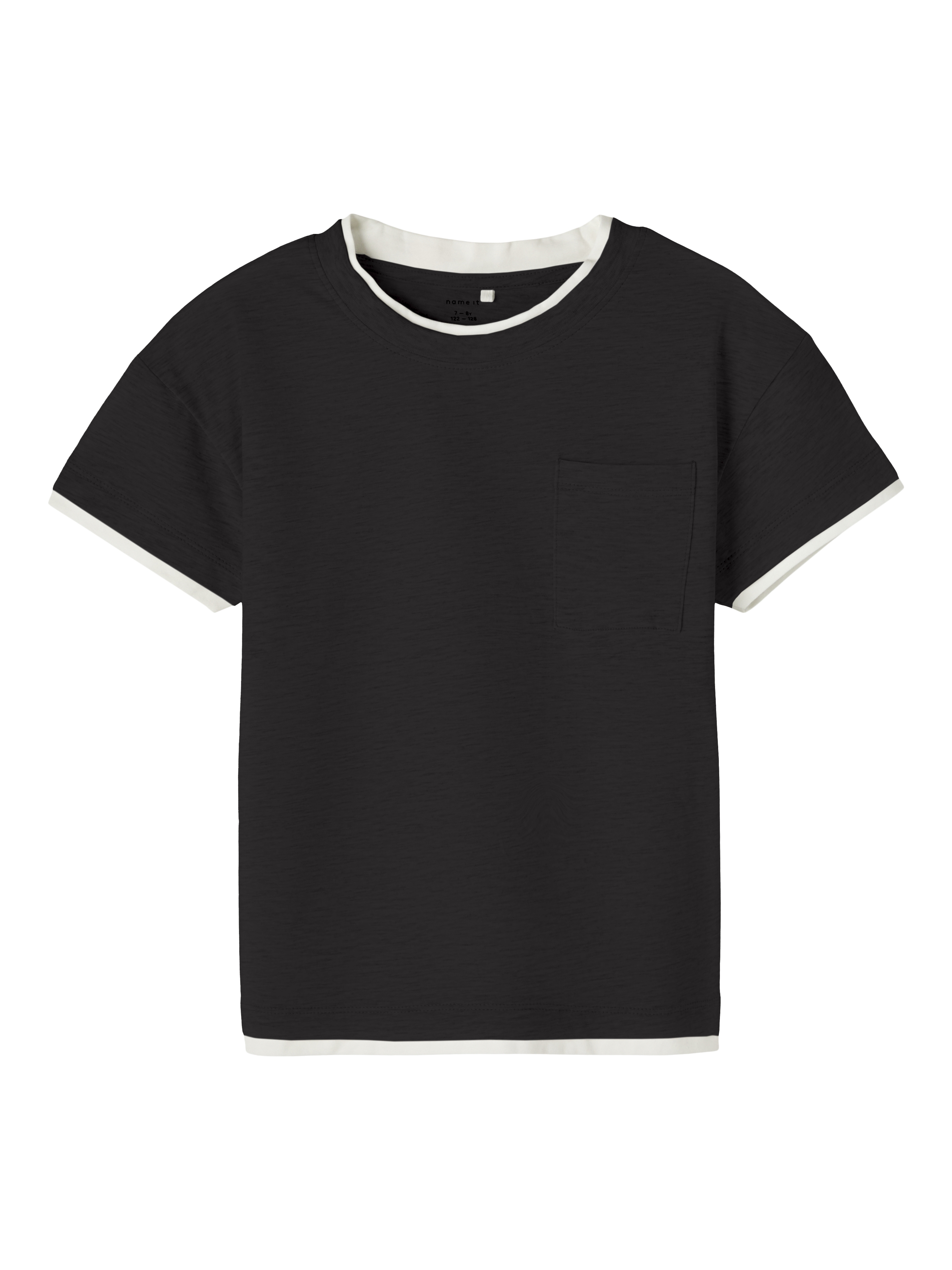  Tufal T-Shirt, Sort, 122-128 cm