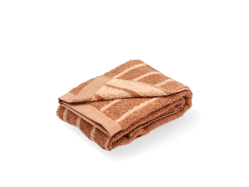 Common Organic Håndklæde, Camel, 50x100