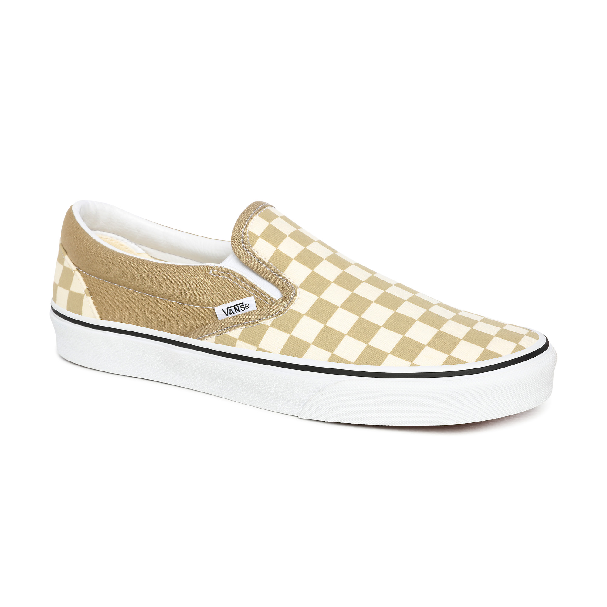  Checkered Slip On Sneakers