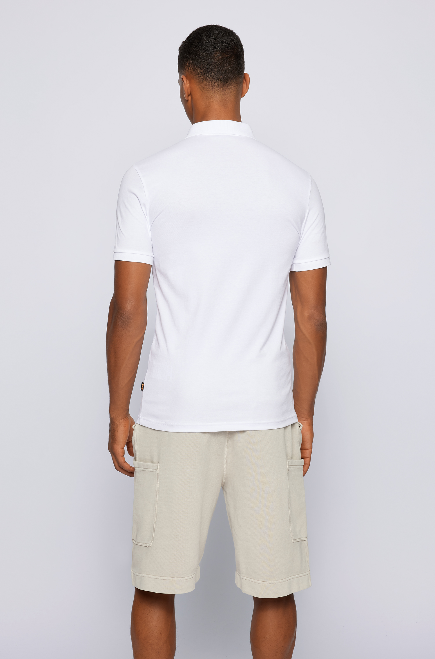 Polo T-shirt, Hvid, XXL