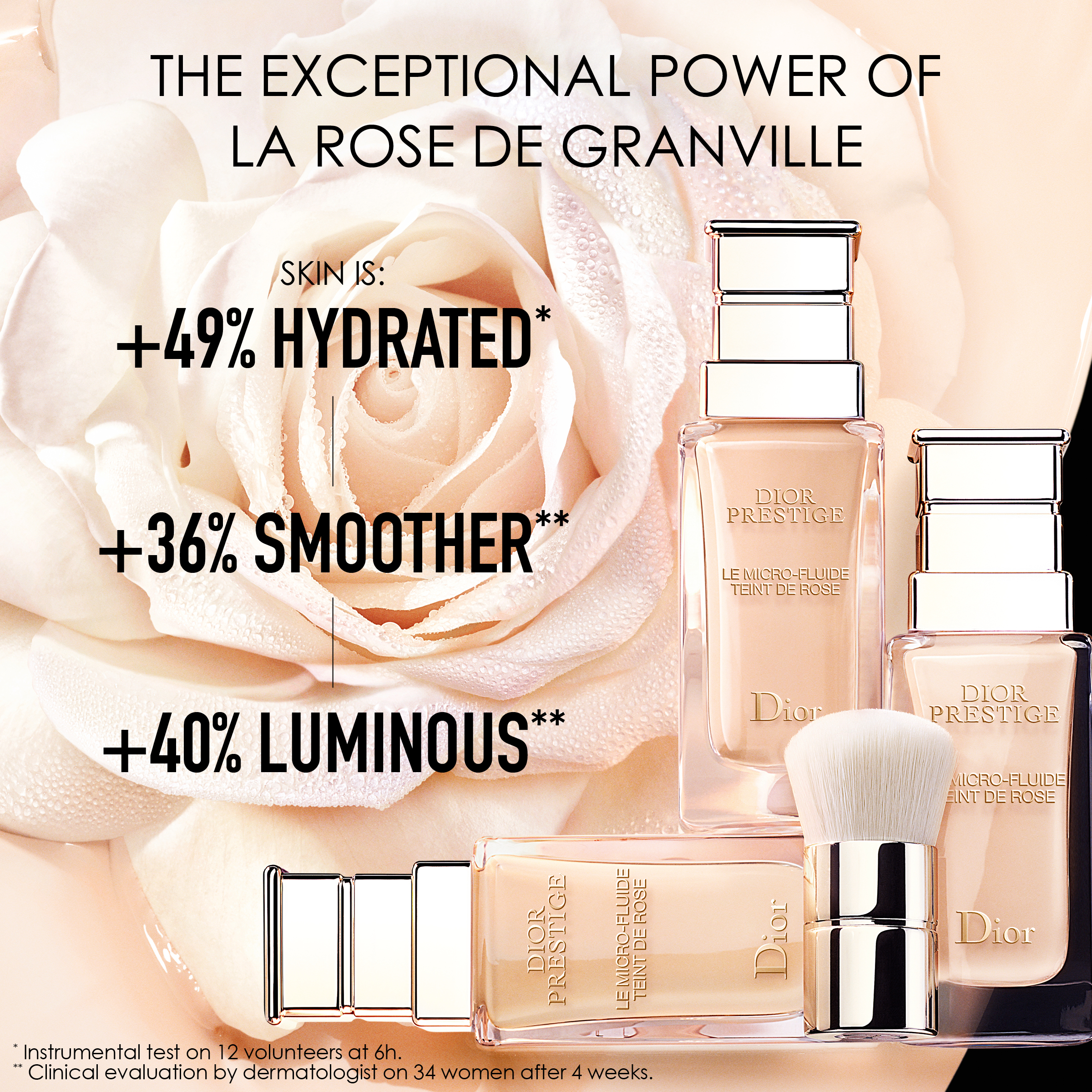 ★Dior Prestige Le Micro-Fluide ★0N★ Dior Prestige Le Micro-Fluide Teint de Rose Foundation | DIOR FI