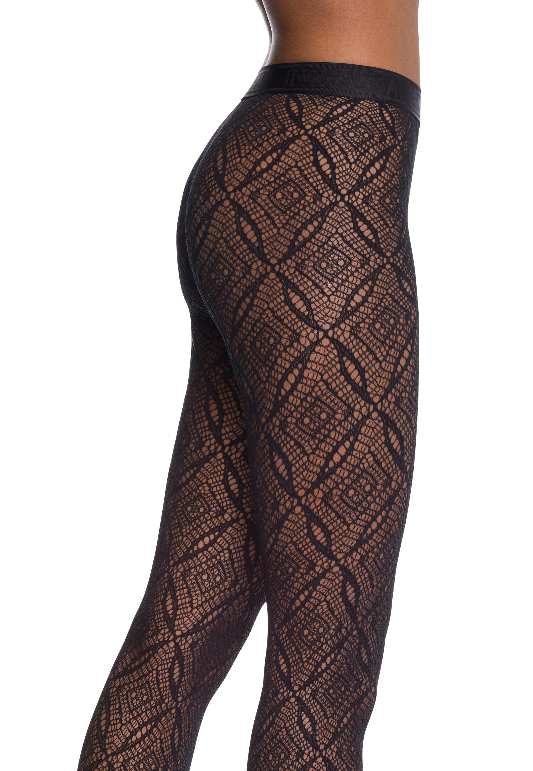 Wolford Ajour Net Tights Sort M