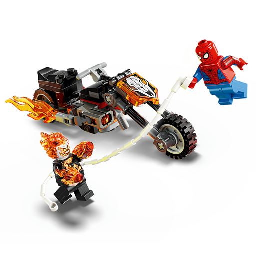 Spider Man Ghost Rider Mod LEGO Super Heroes Spider-Man Mod Ghost Rider På Motorcykel - 76335