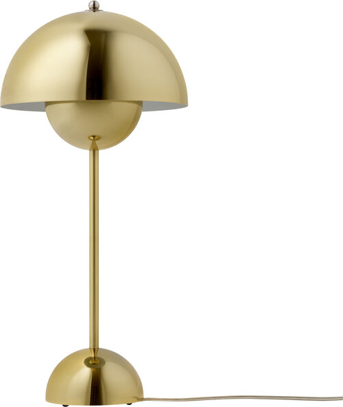 Flowerpot VP3 Bordlampe, Polished Brass, Ø23 cm