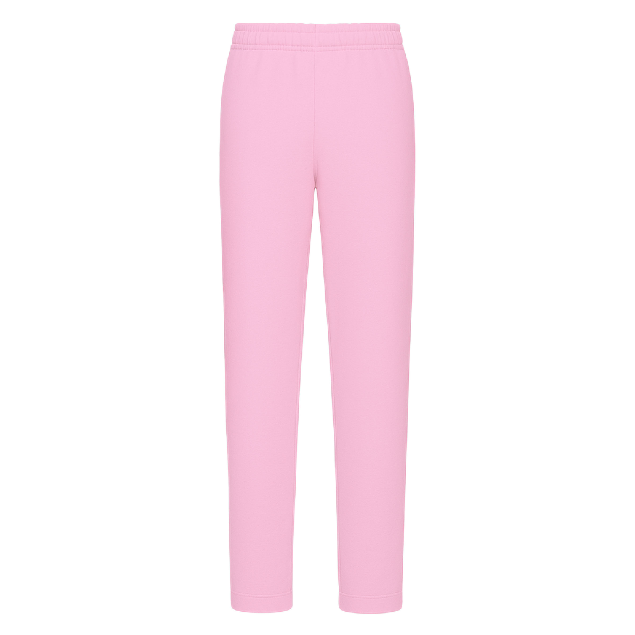 Fruit Of The Loom Open Hem Joggingbukser, Light Pink, XXS