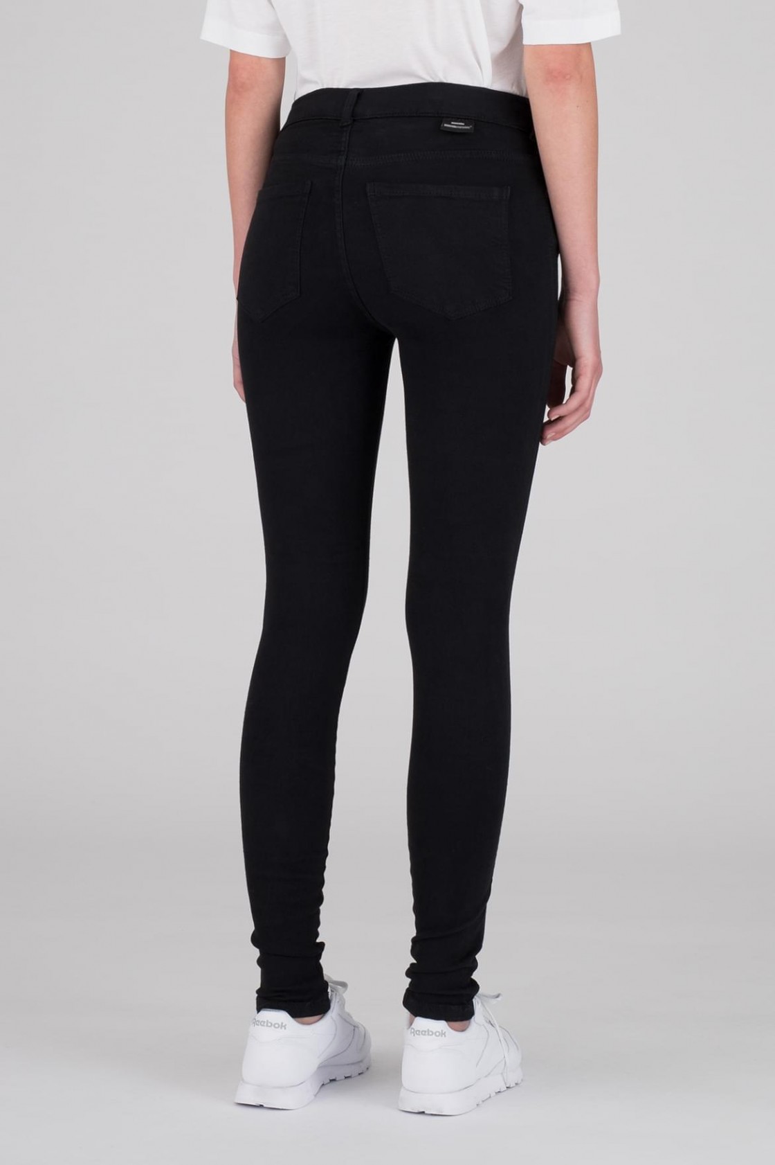 Lexy Mid-Waist Jeans, Sort, L
