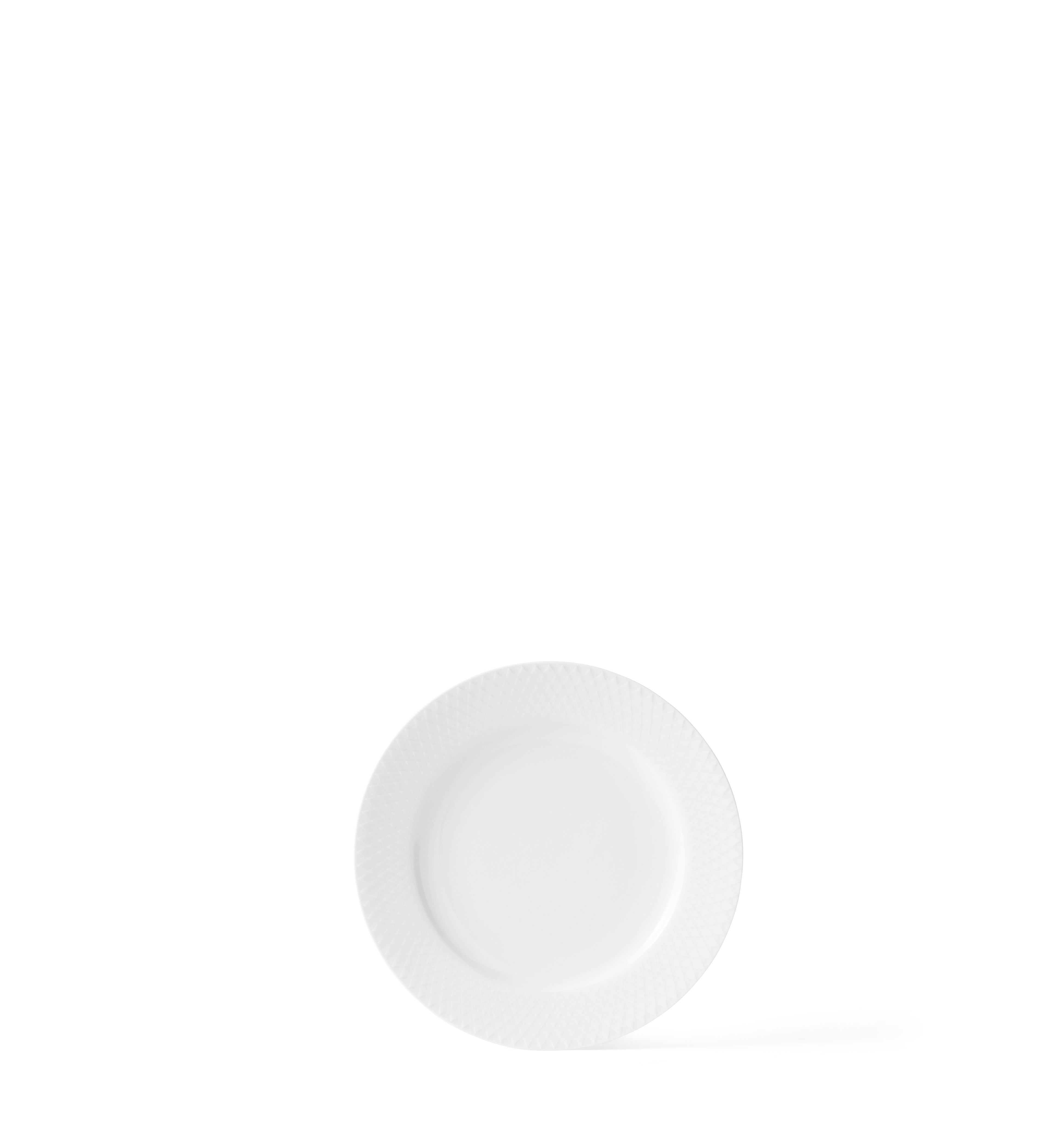  Porcelæn Rhombe Frokosttallerken