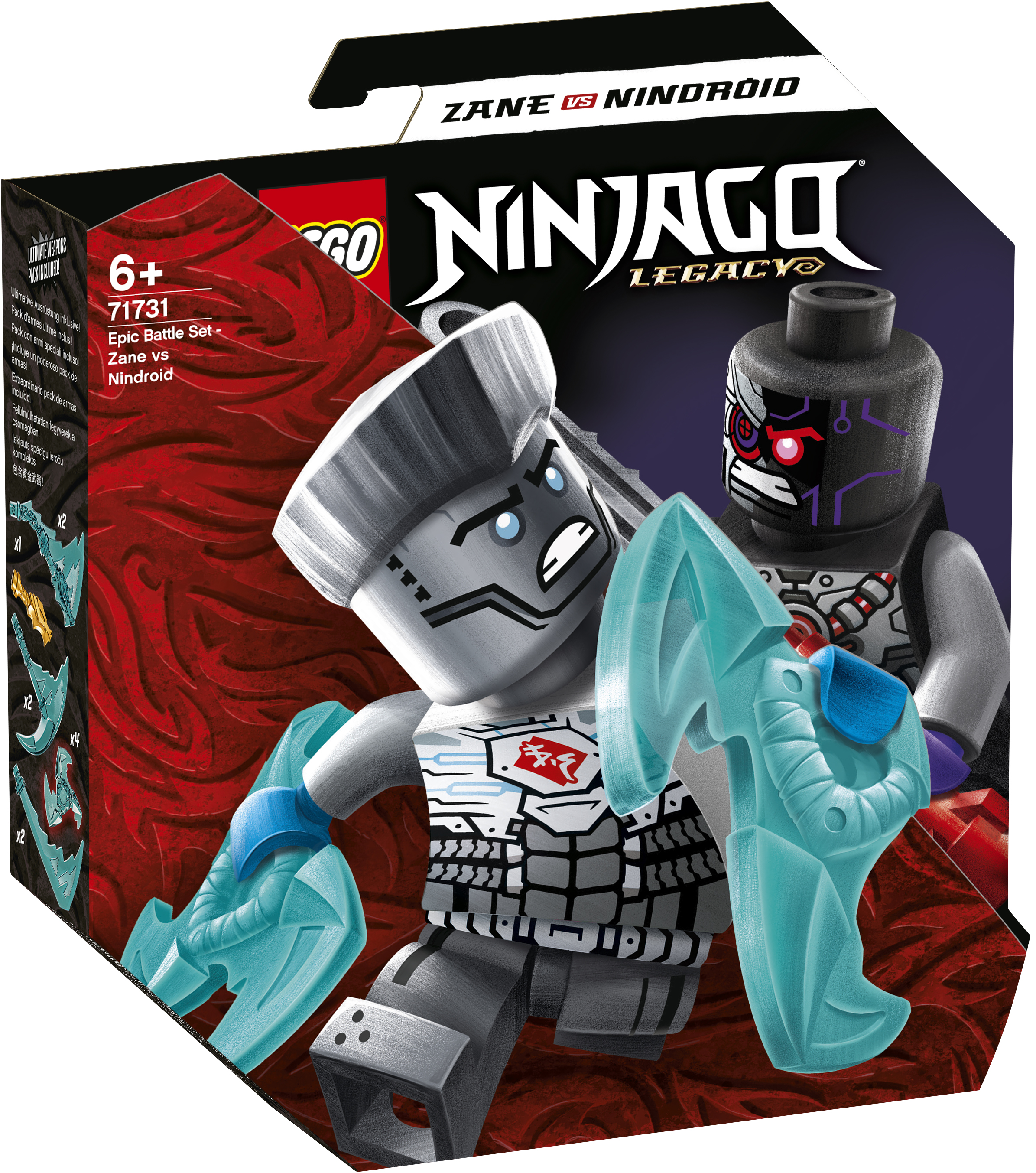  Ninjago Episk Kampsæt - Zane Mod Nindroide - 71731