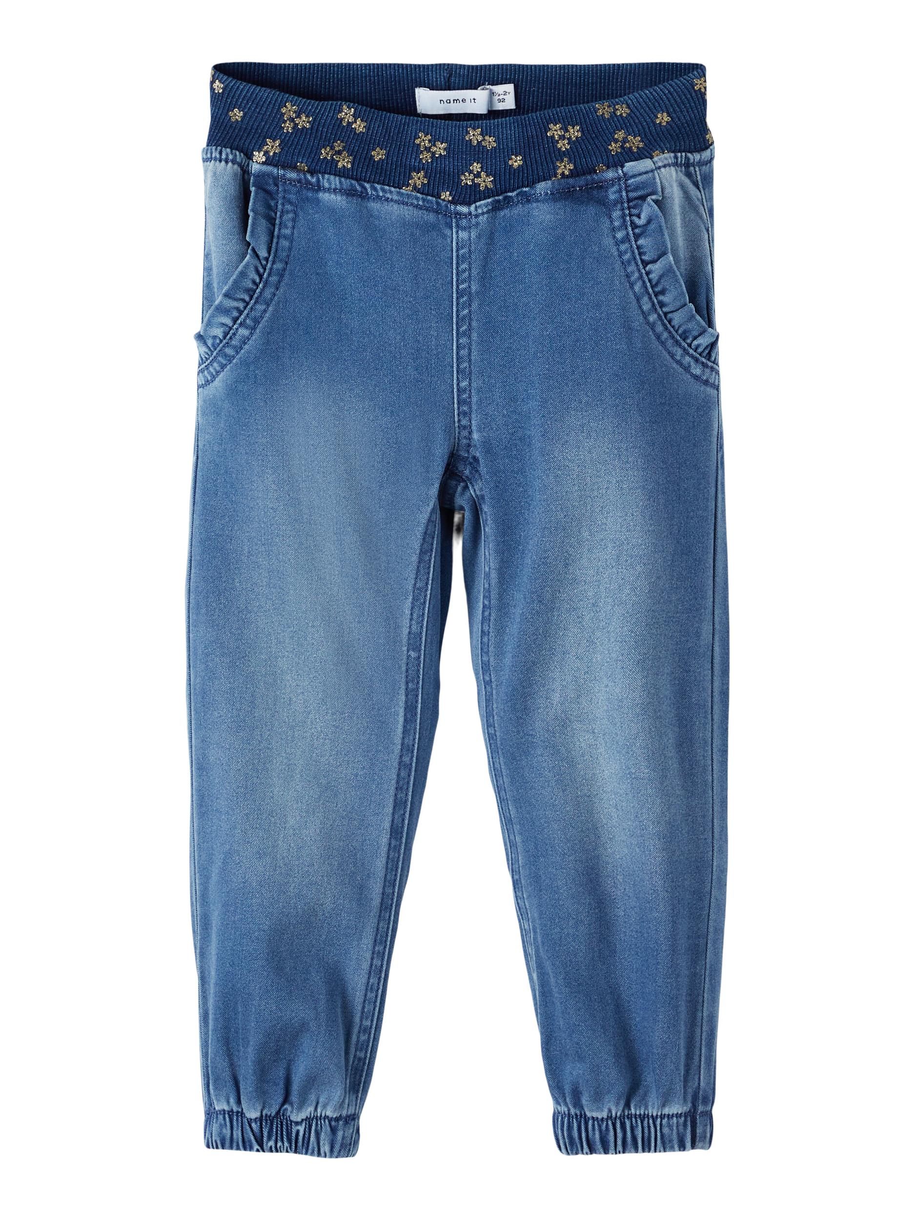  Bibi Bukser, Medium Blue Denim, 104 cm