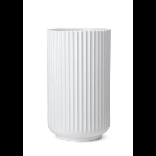 Lyngby Porcelæn Vase, Hvid, 25 cm