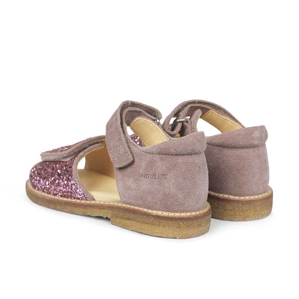 Angulus 0544-101 sandal, Rose Glitter, 30