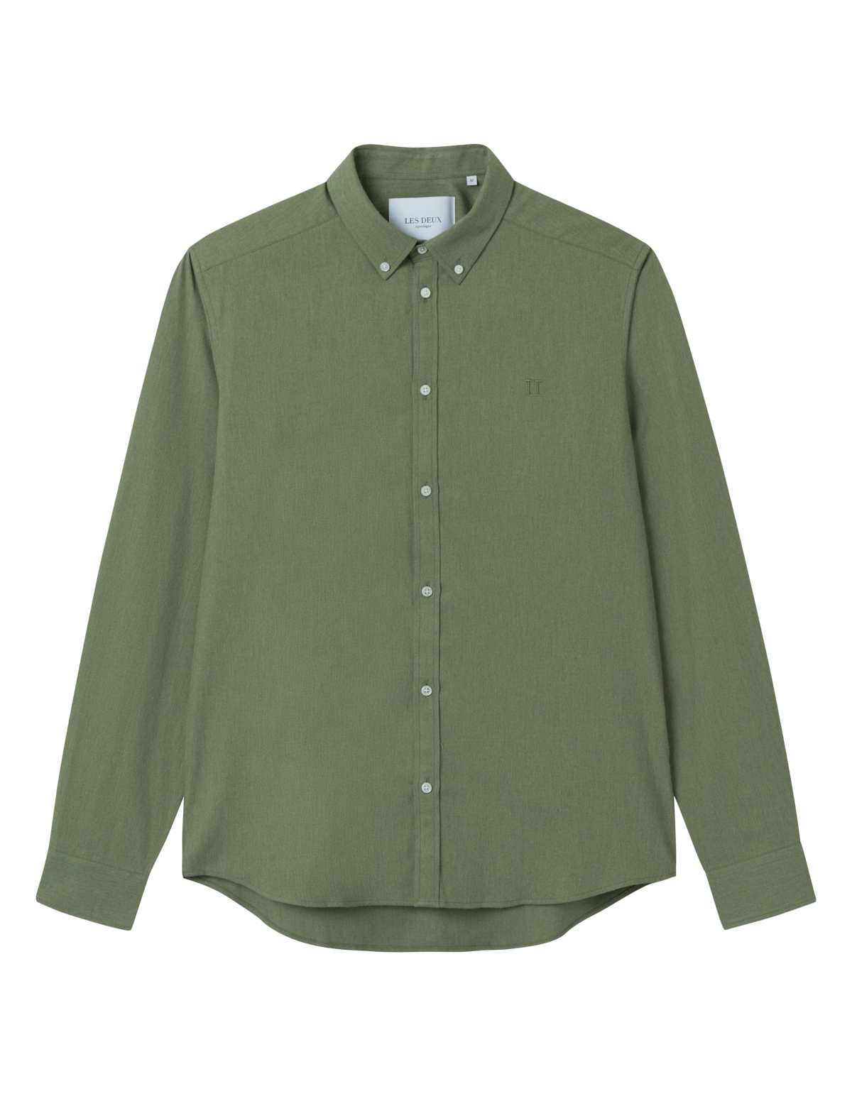  Harrison B.D. Brushed Skjorte, Lichen Green, S