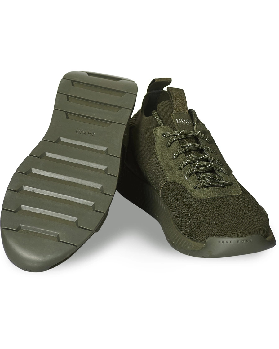  Sock Sneakers, Mørkegrøn, 45
