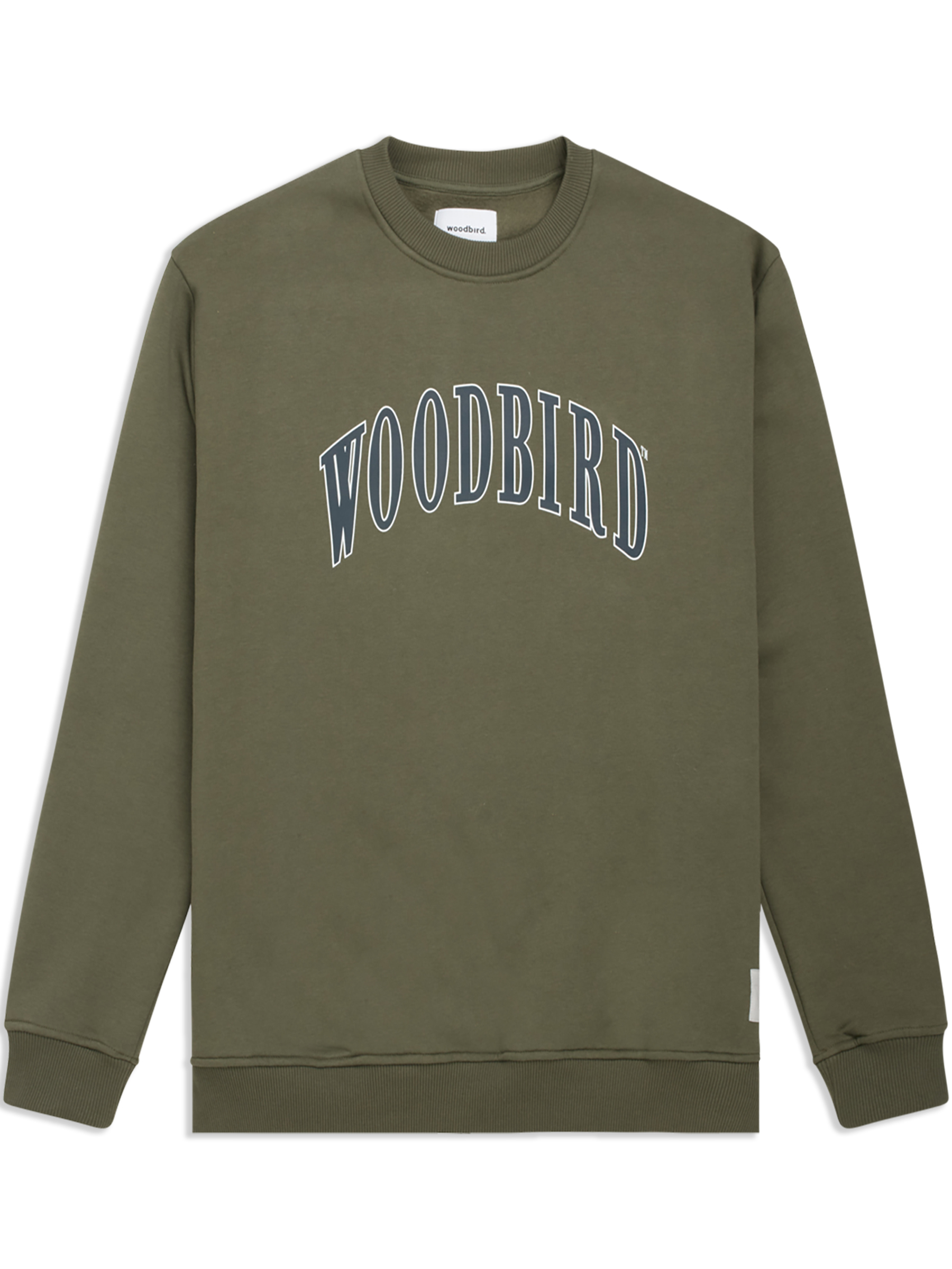 Woodbird Mufti College Sweatshirt, Army, S