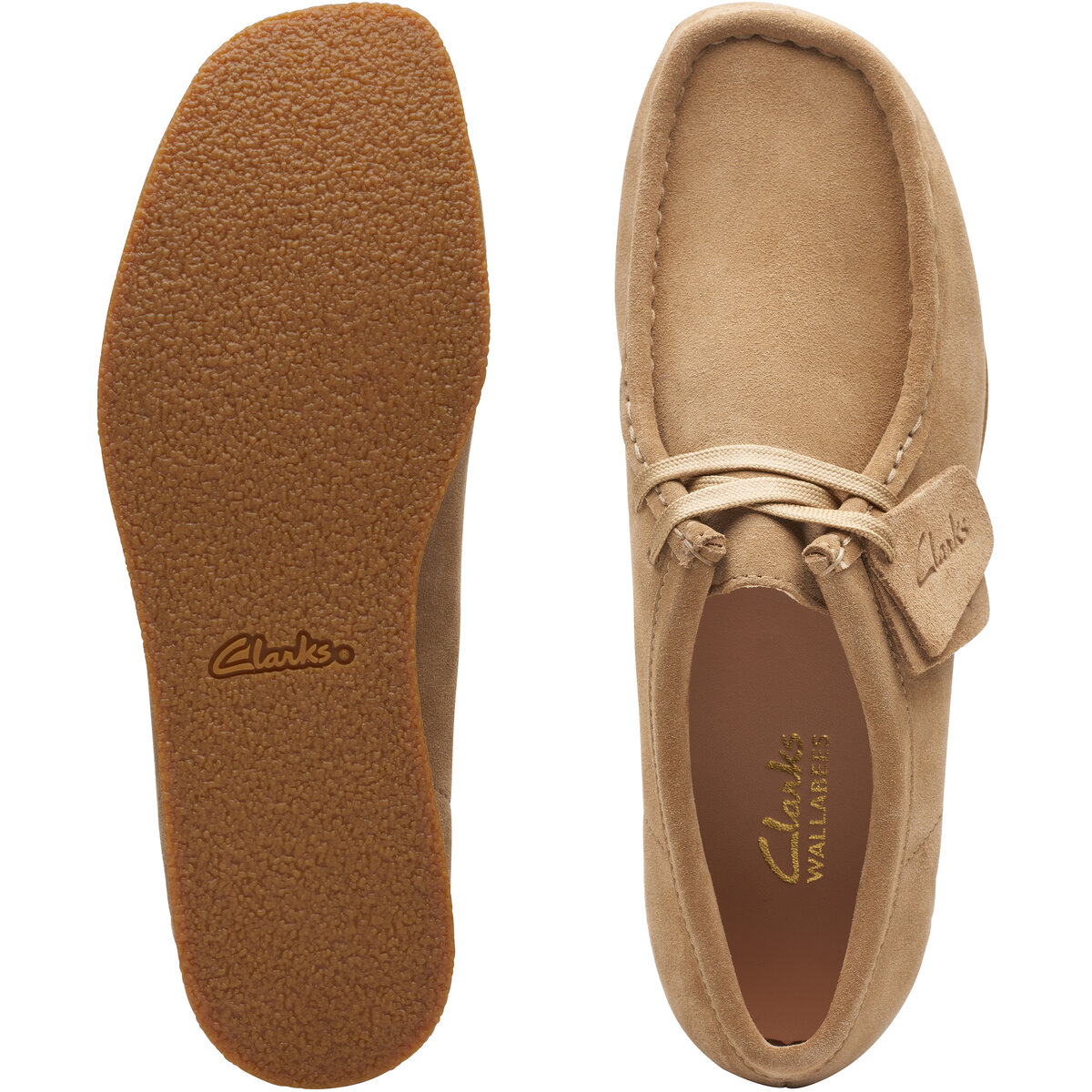 靴 CLARKS WallabeeEVOSh UK6 Clarks Dames WallabeeEVOSh, zwart SDE, 5 UK, Zwarte Sde, 38