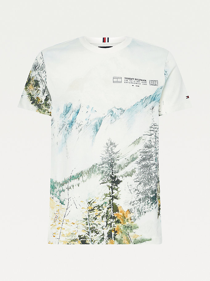 Landscape T-shirt, Ecru, XL