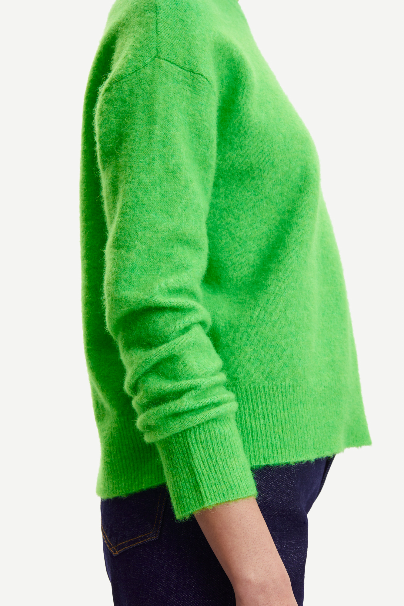 Anour o-n Striktrøje, Vibrant Green, XL