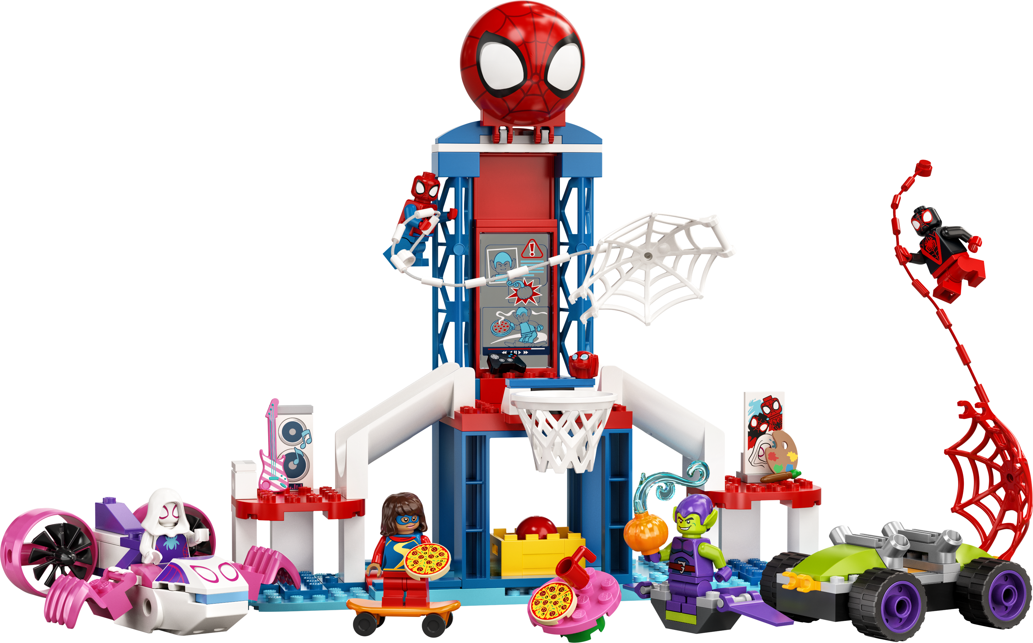  Super Hero Spider-Mans Hygge-Hovedkvarter - 10784