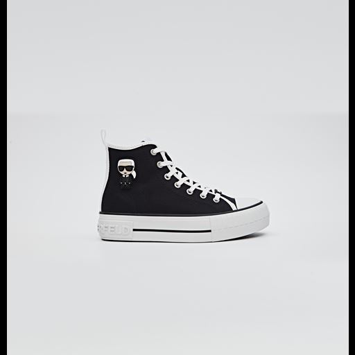 Lagerfeld Kampus Max Karl Sneakers, Black Canvas,