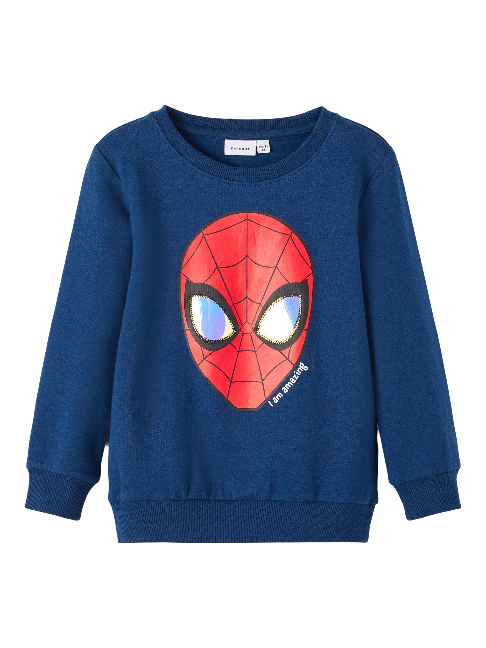Name It Spiderman Sweatshirt, Titan, 116 cm