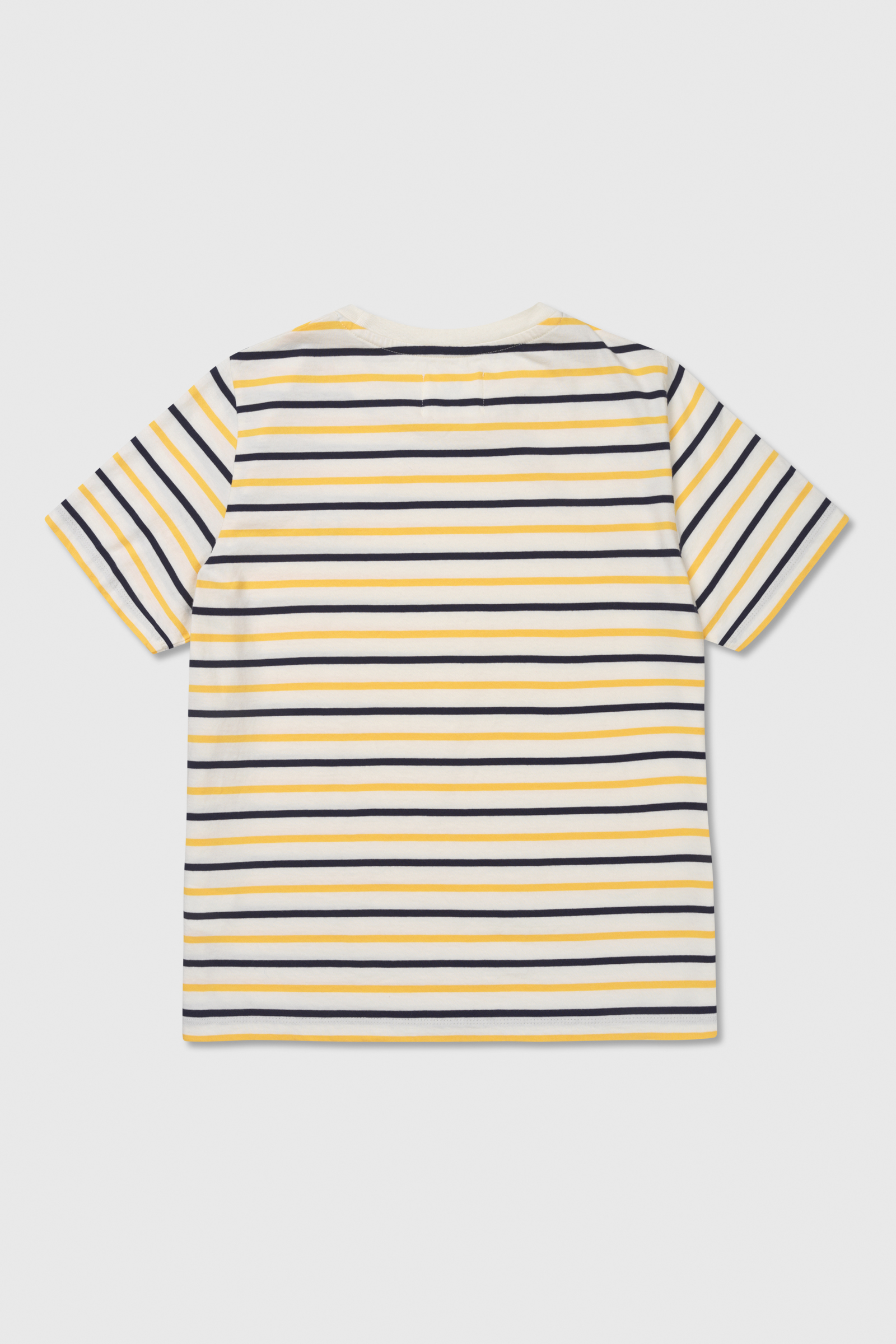  Double A Mia T-shirt, Off White/Yellow Stripes, S