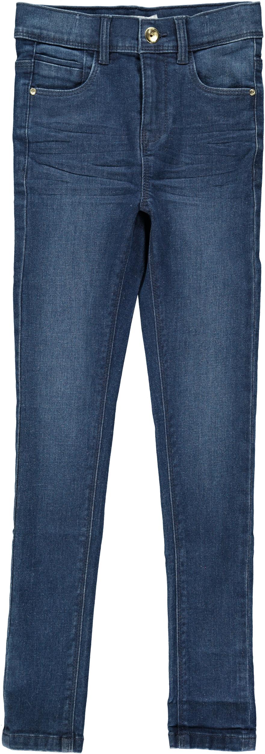  Polly Jeans, Medium Blue Denim, 116 cm
