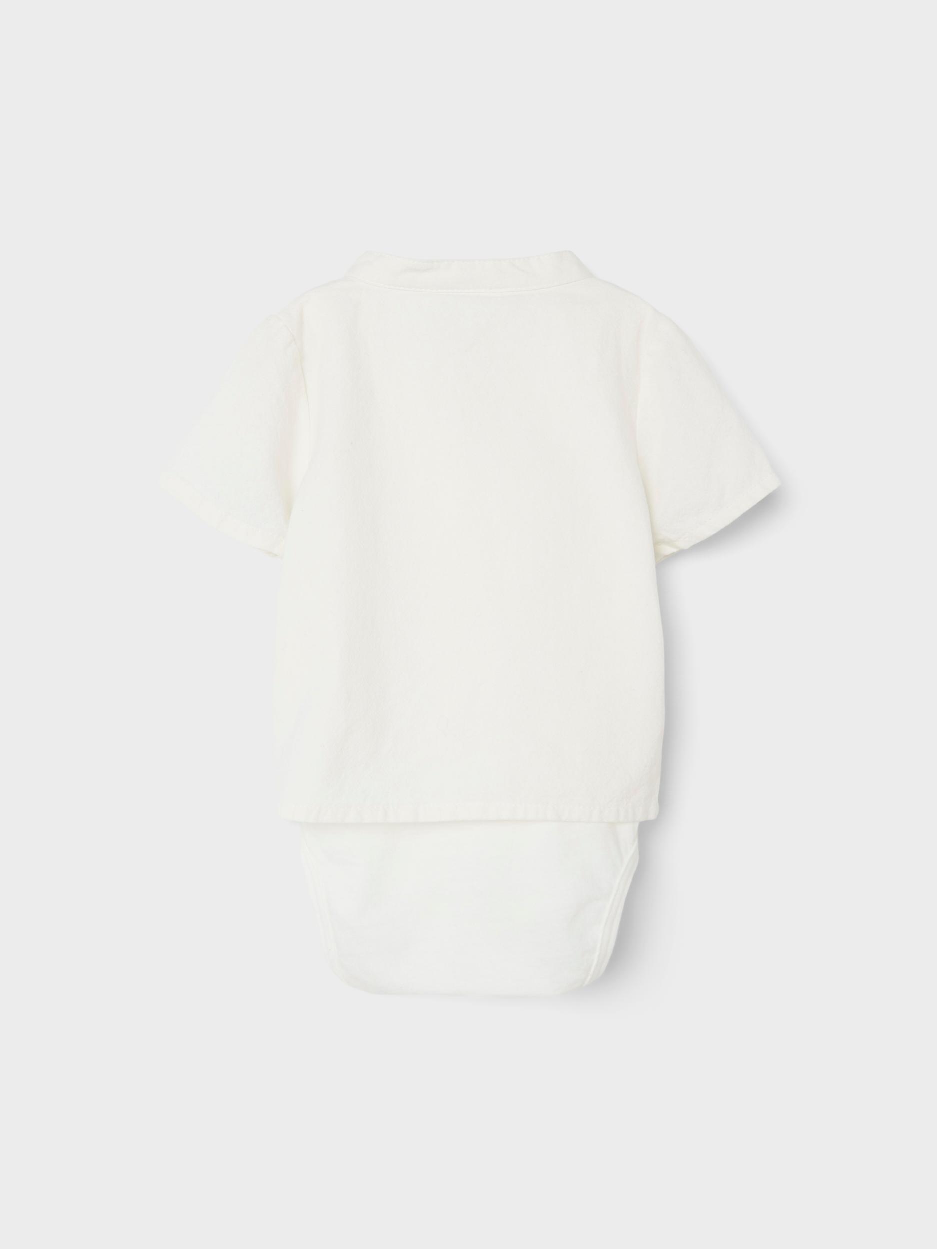  Skjorte, White Alyssum, 62 cm