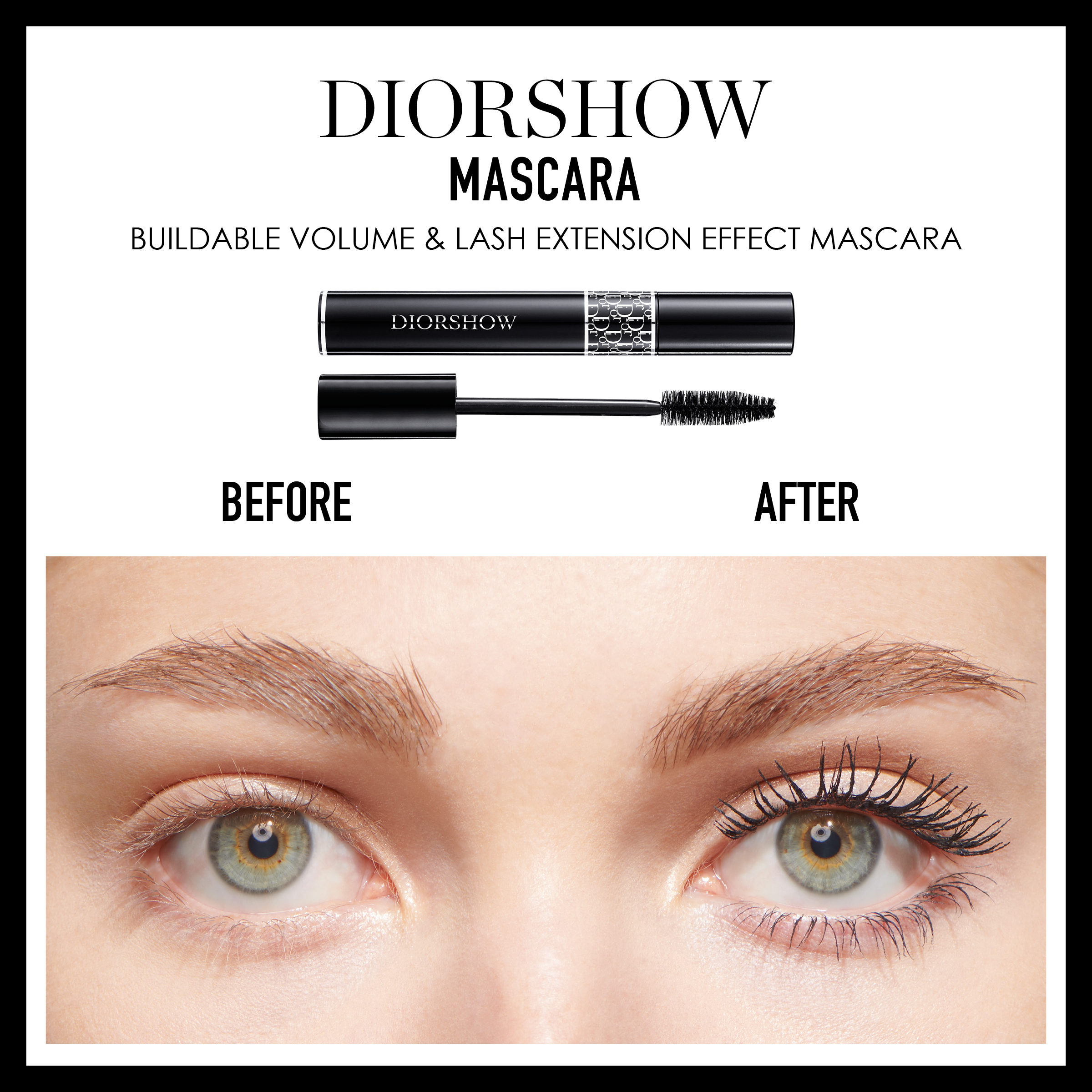 Diorshow Waterproof Mascara, 090 Black