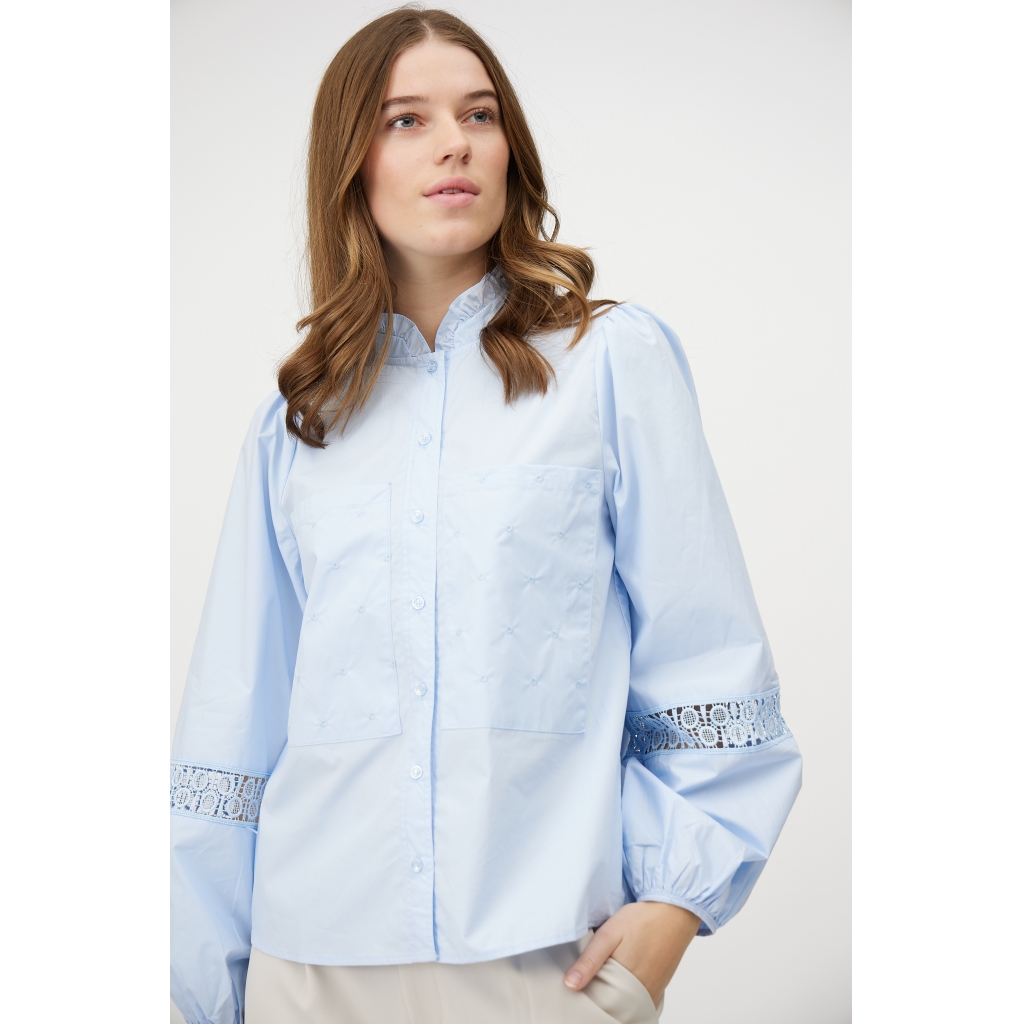 A-View Tiffany Skjorte, Light Blue, 36