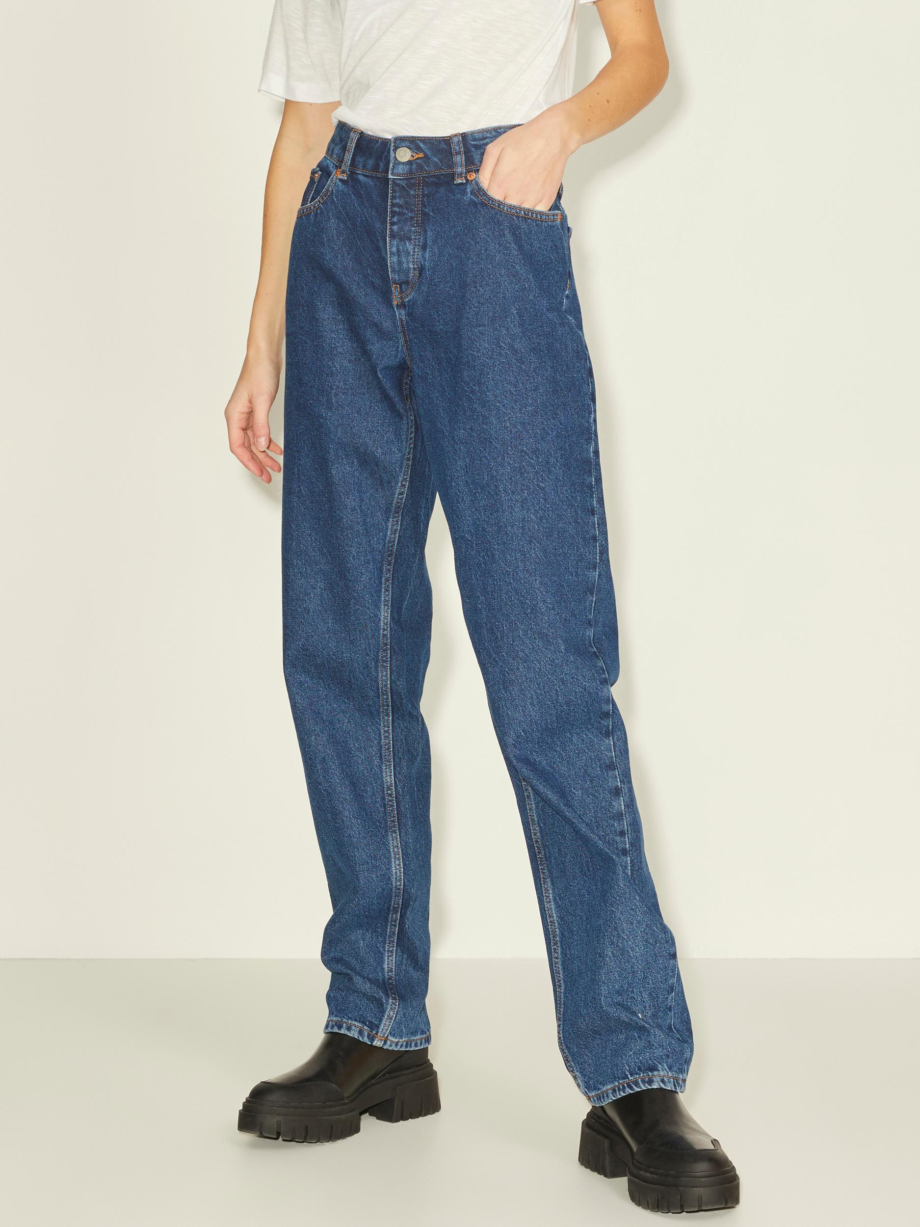  Seoul Straight Jeans, Dark Blue Denim, W30/L34