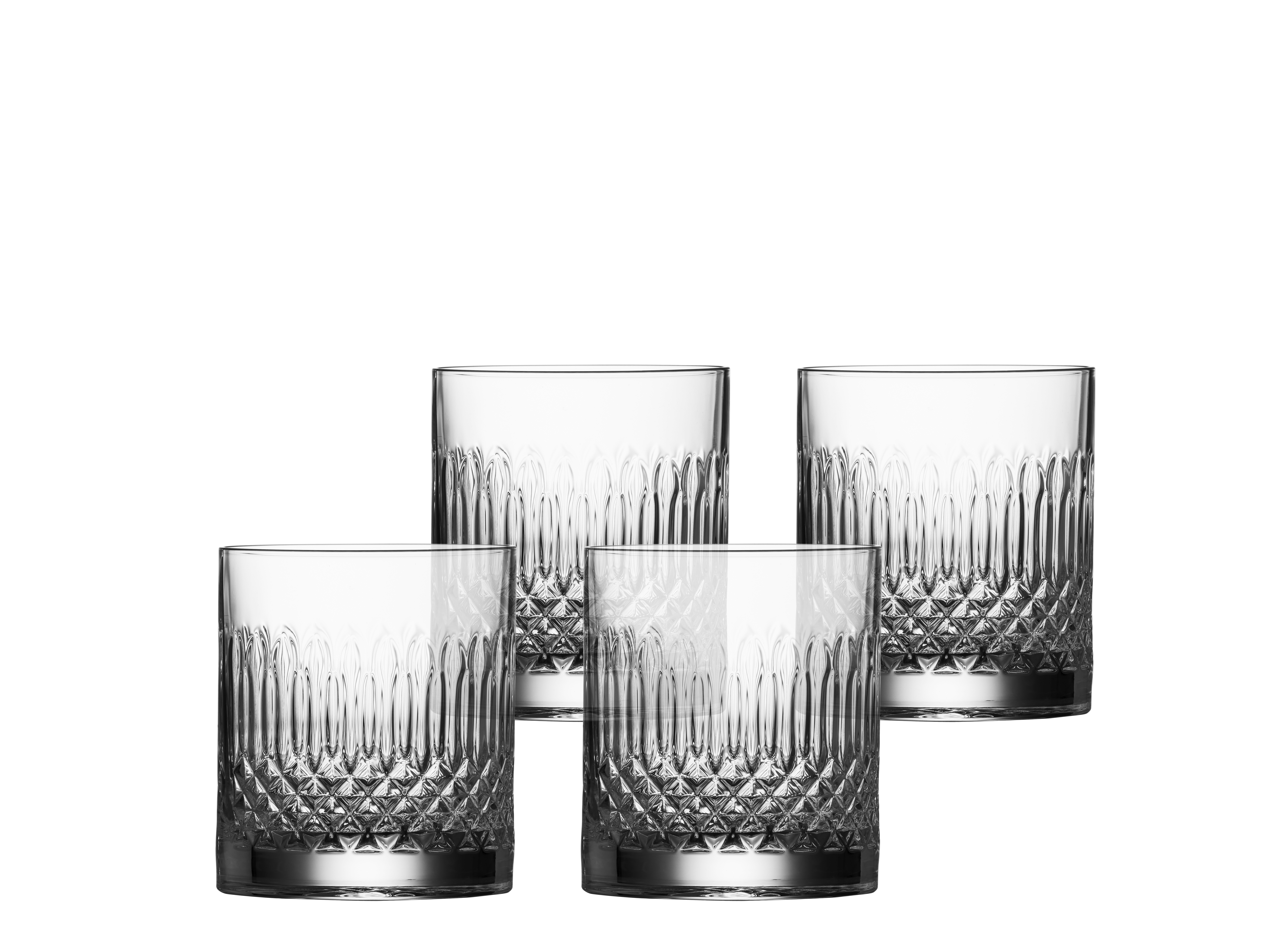 Diamante 4-pak Vandglas/ Whiskyglas