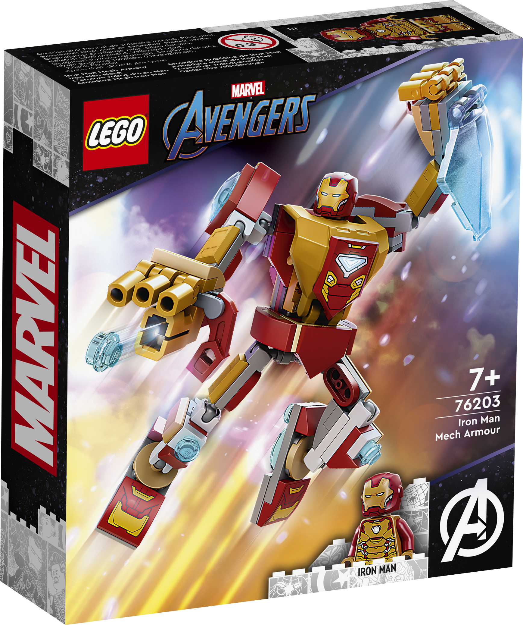  Super Hero Iron Mans Kamprobot - 76203