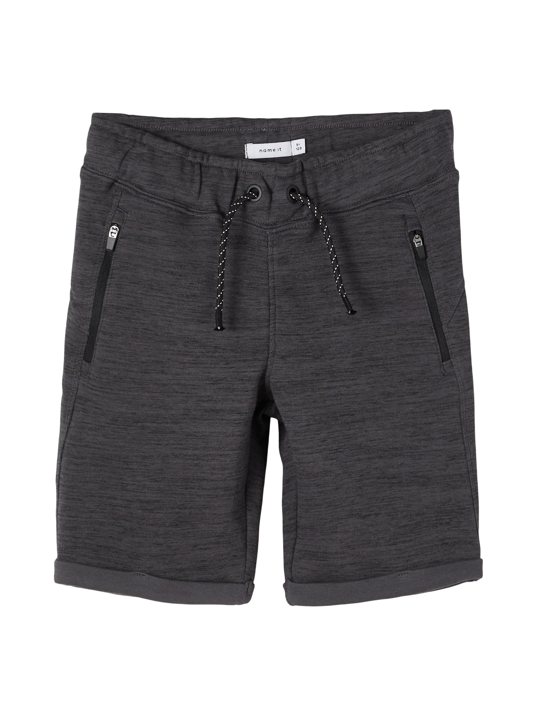 Scottt Sweat Shorts, Asphalt, 134 cm