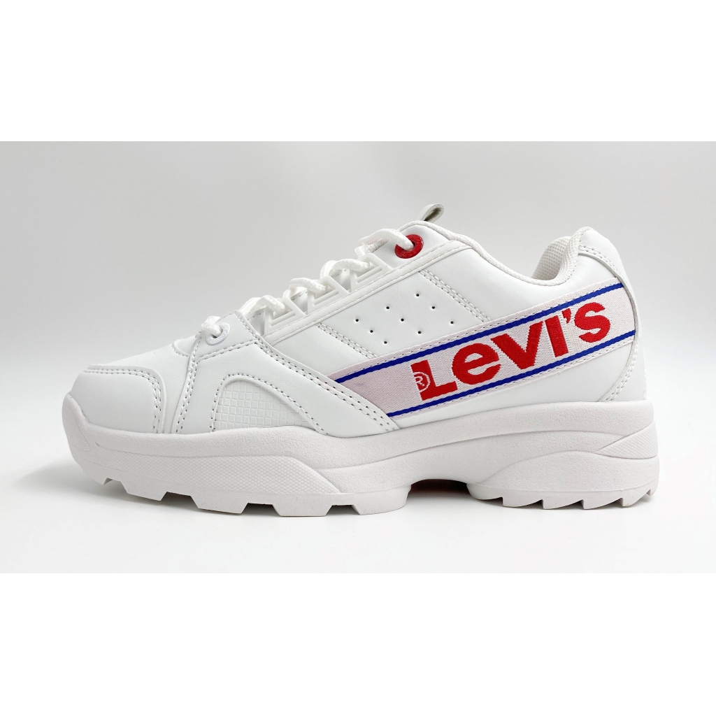 Levis Soho Vsoh0051S Sneakers, Hvid/Rød, 38