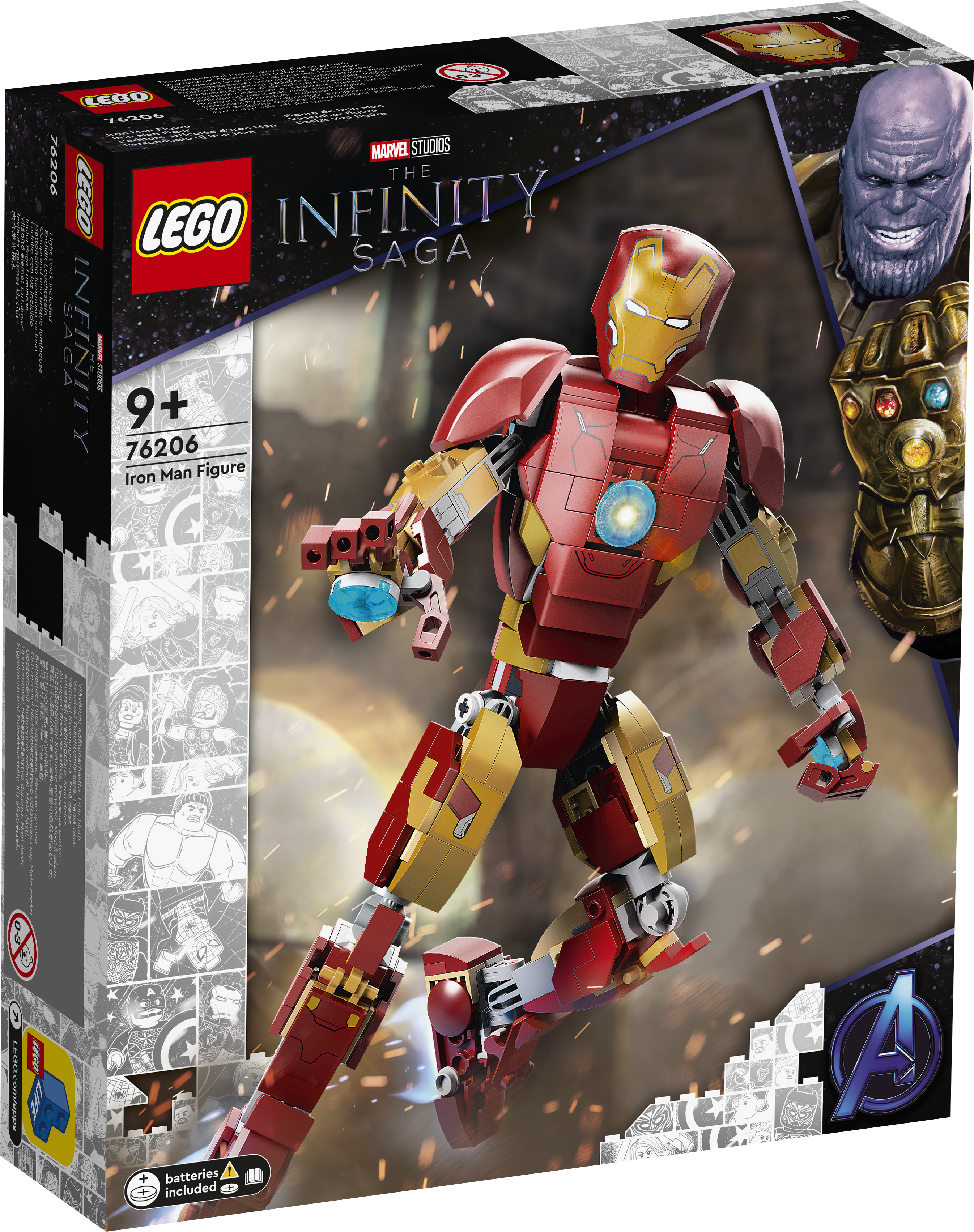  Super Hero Iron Man-Figur - 76206