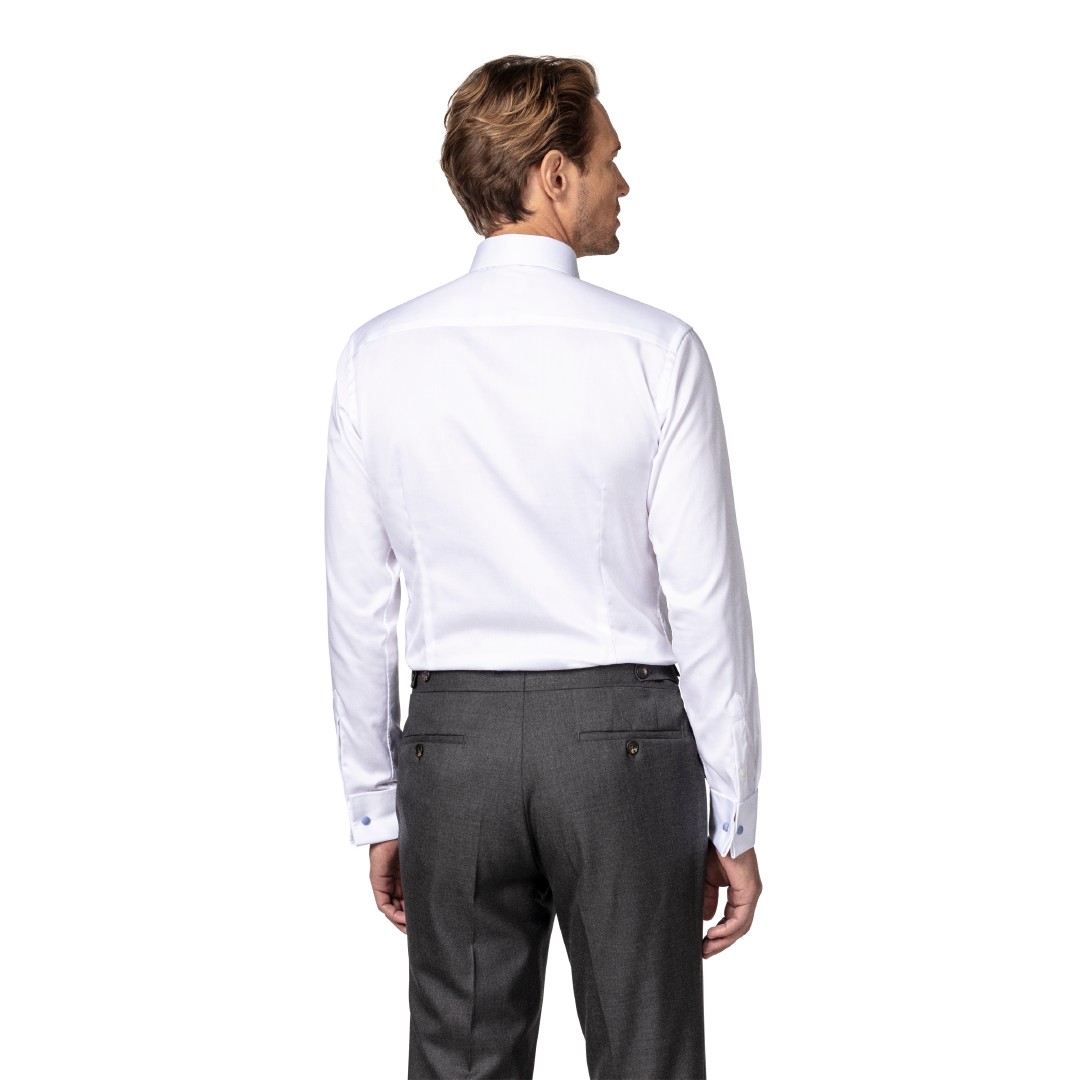 Signature Twill Skjorte Slim Fit, Hvid, 44