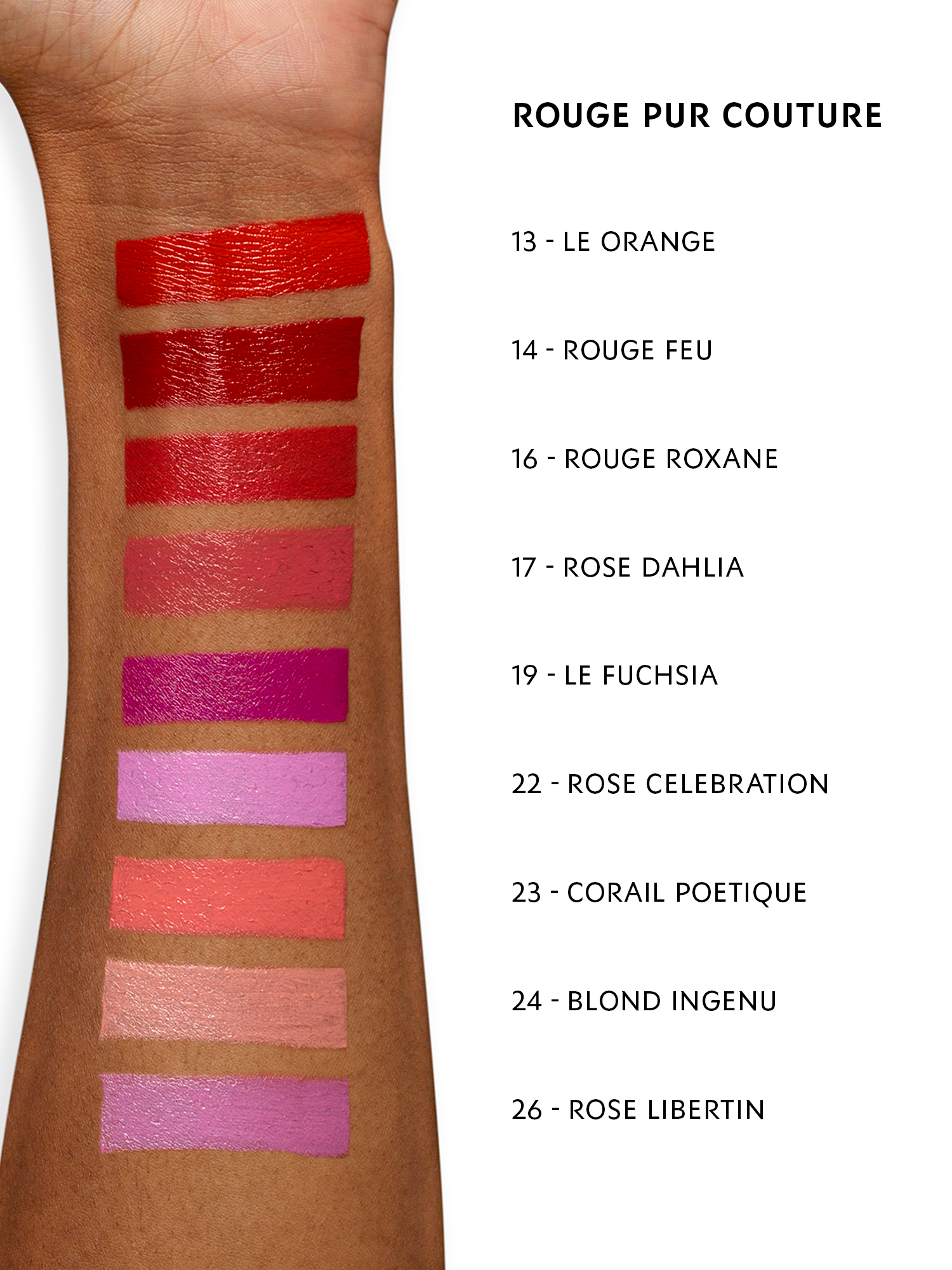  Rouge Pur Couture Lipstick, 13 Le Orange